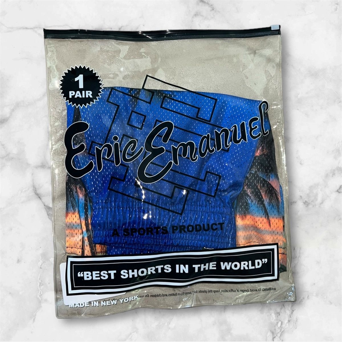 Eric Emanuel Eric Emanuel Miami Sunset Exclusive Palm Tree RARE Shorts l Size US 29 - 2 Thumbnail