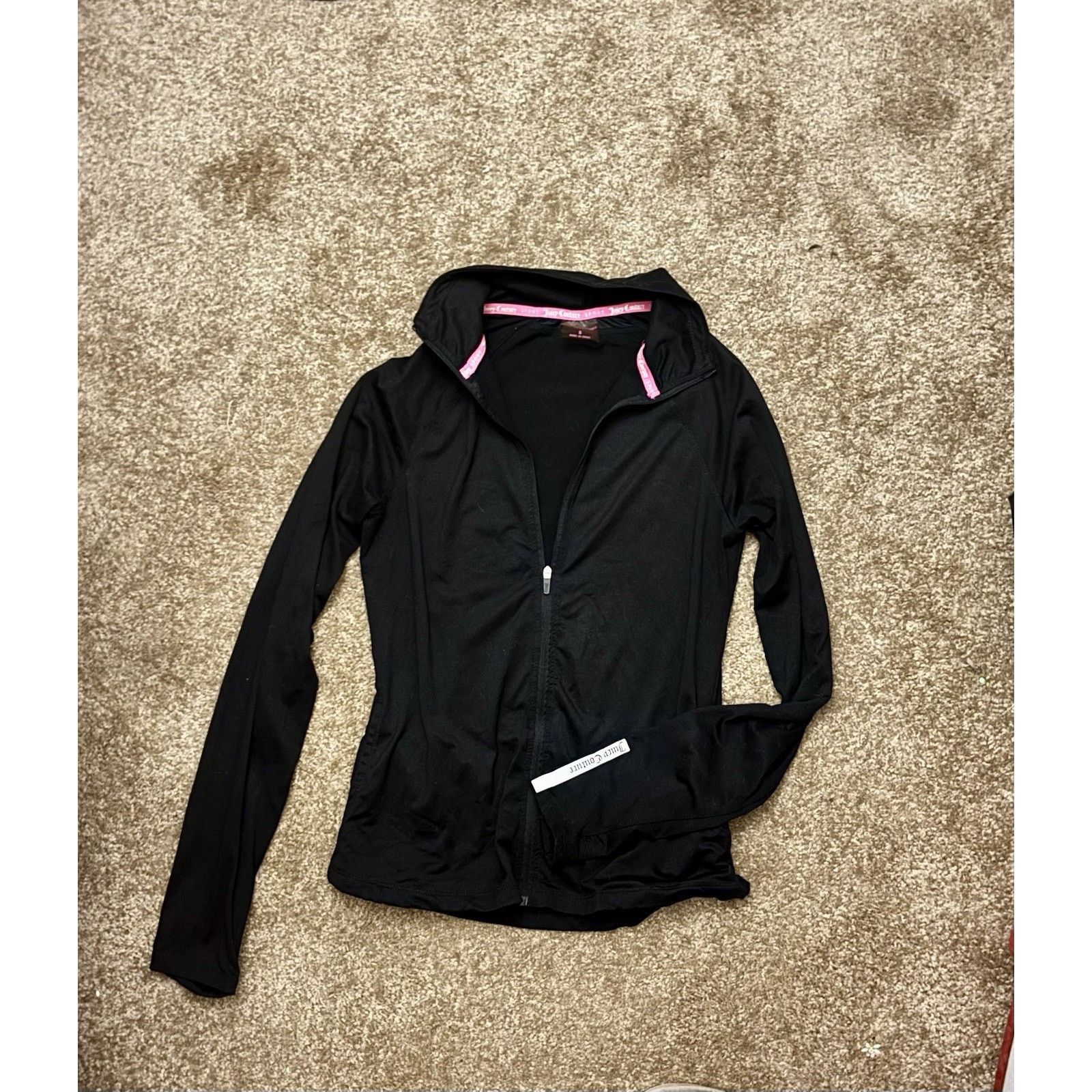 Juicy Couture Juicy Couture Black Track Jacket Zip Up Womens M Size M / US 6-8 / IT 42-44 - 2 Thumbnail