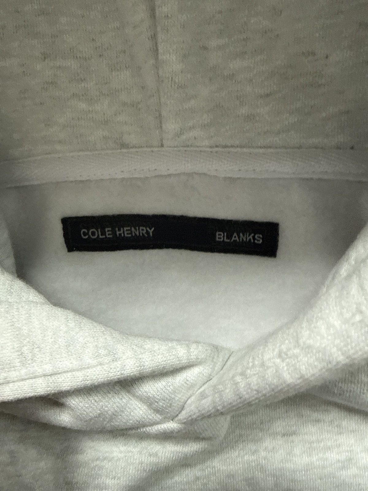 Cole Henry Cole Henry Heather Grey Blank Hoodie Size US M / EU 48-50 / 2 - 3 Thumbnail