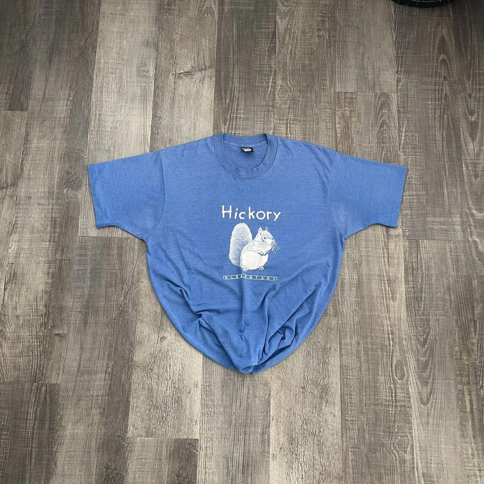 Vintage SCREEN STARS BEST • VNTG "Squirrel" Single Stitch Tee (XL) Size US XL / EU 56 / 4 - 1 Thumbnail
