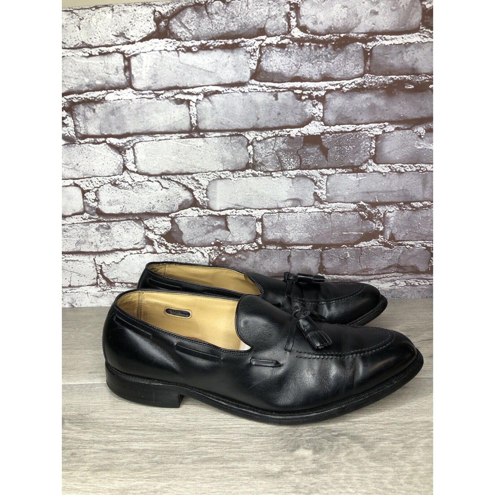 Allen Edmonds Allen Edmonds Grayson Black Leather Tassel Loafers Dress Sho Size US 11 / EU 44 - 20 Thumbnail