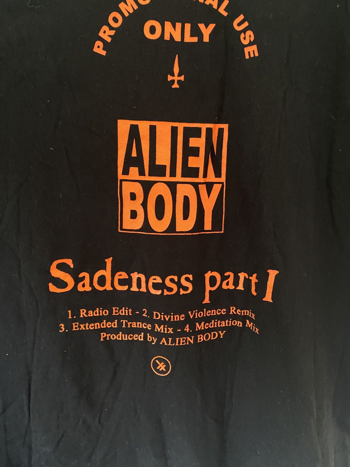 Alien Body Alien Body ‘Sadness’ Tee Size US XL / EU 56 / 4 - 5 Thumbnail