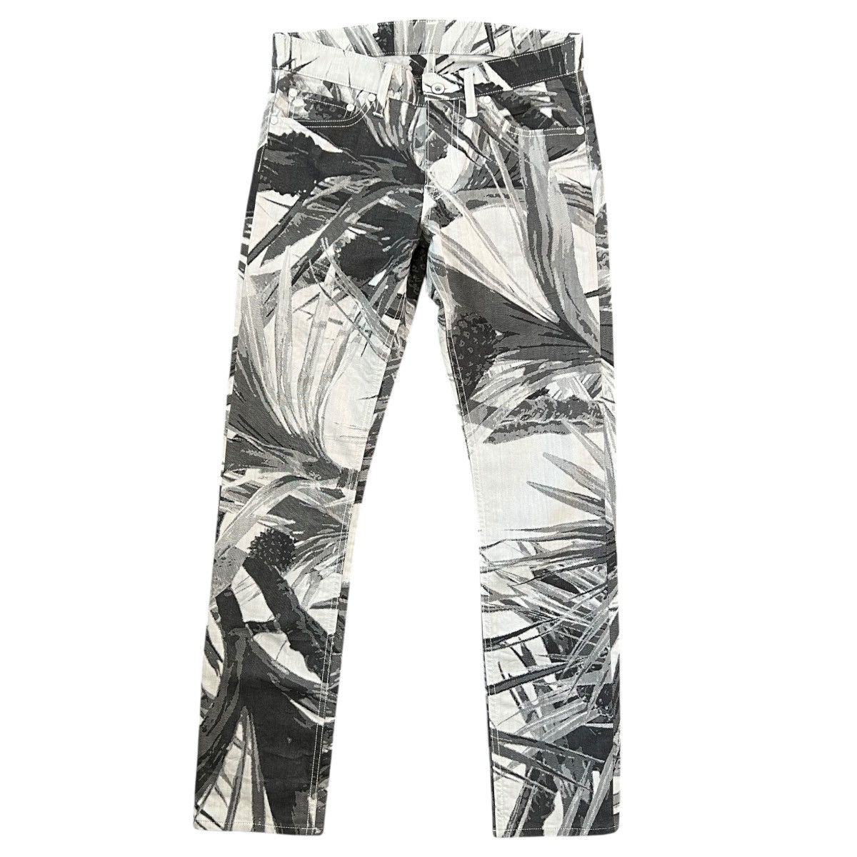 Issey Miyake ISSEY MIYAKE Botanical Tree Design Tapered Pants Size 26" / US 2 / IT 38 - 1 Thumbnail