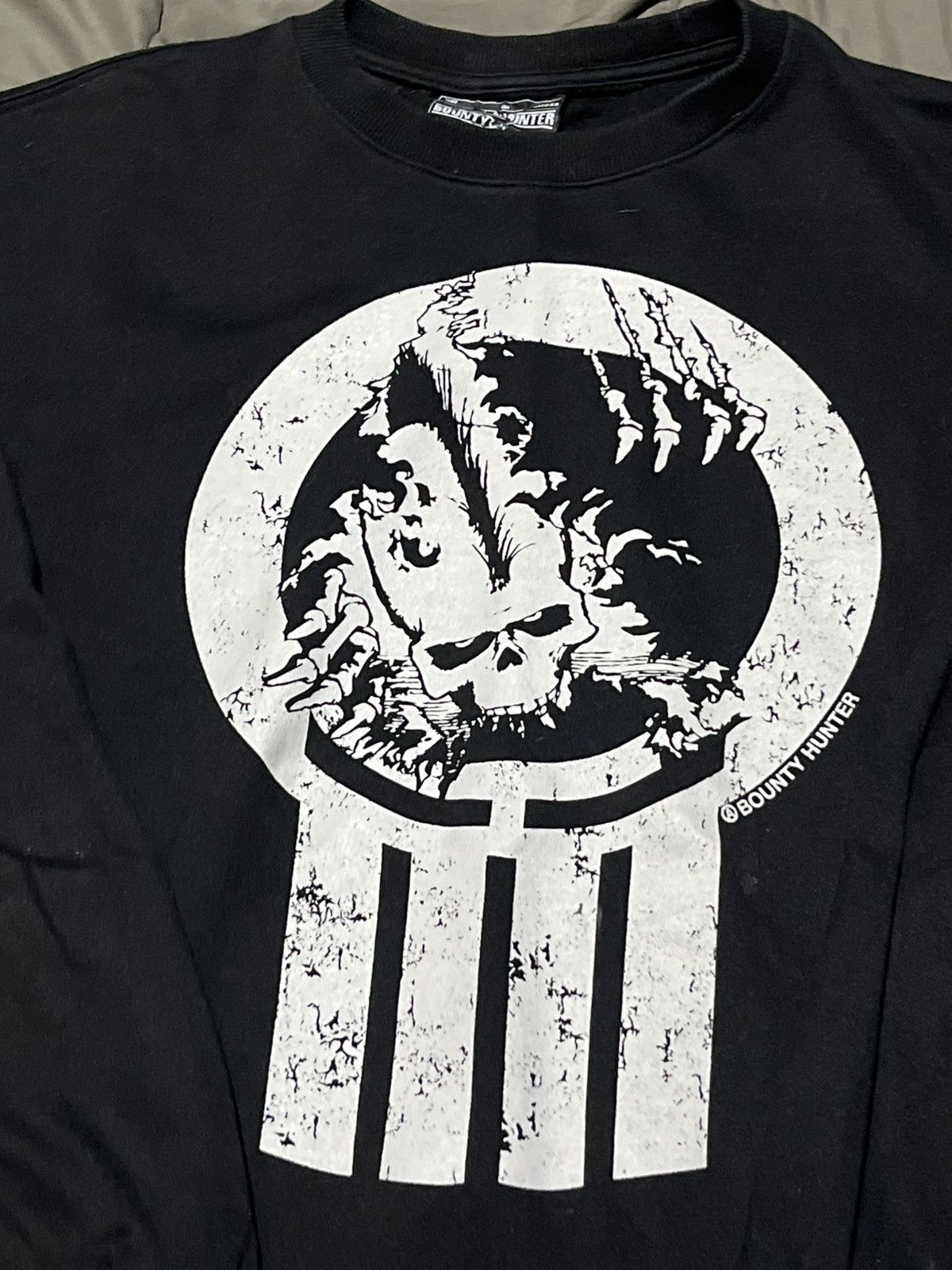 Bounty Hunter Black Distressed Bounty Hunter Crewneck Sweatshirt Size US L / EU 52-54 / 3 - 4 Thumbnail