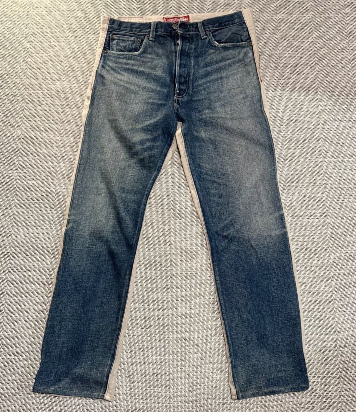 Levi's Levi’s MAN Cotton Linen Panel Deconstructed Jeans K24 Size US 34 / EU 50 - 1 Thumbnail