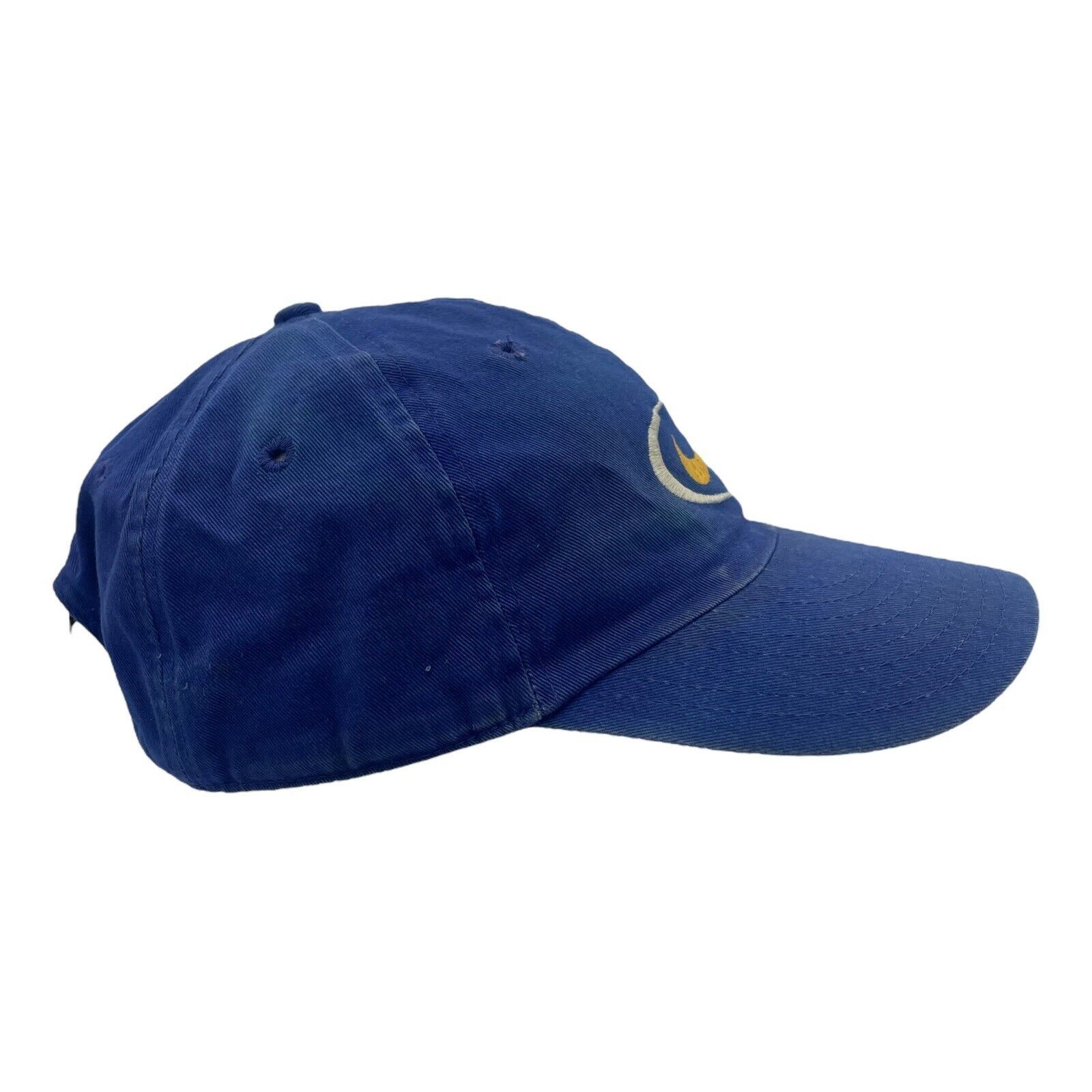 Nike Vintage 1980s Nike Blue Cap 1 Size Hat Swoosh Strap Size ONE SIZE - 4 Thumbnail