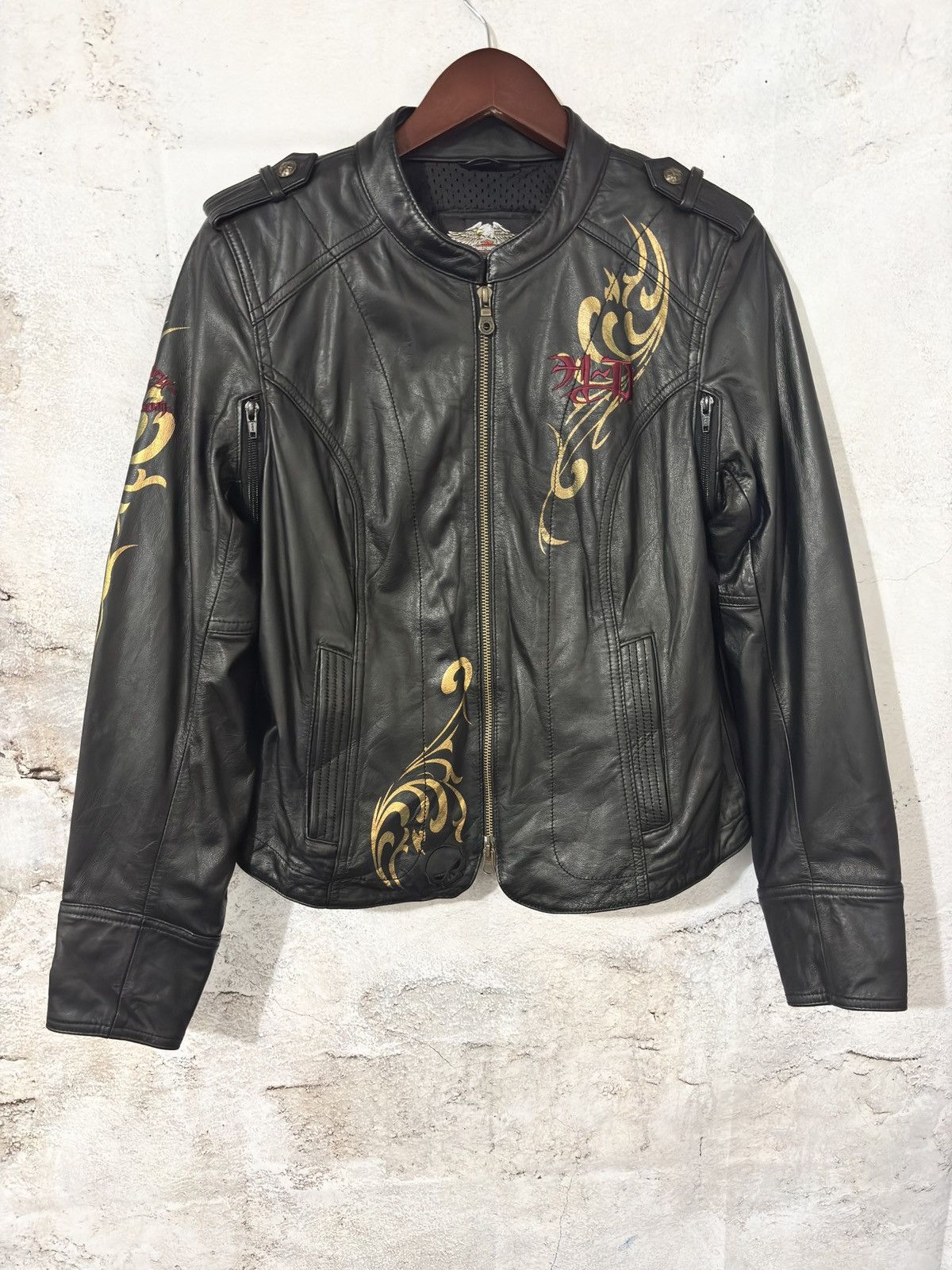 Harley Davidson Harley-Davidson Tribal Leather Jacket Size M / US 6-8 / IT 42-44 - 1 Thumbnail