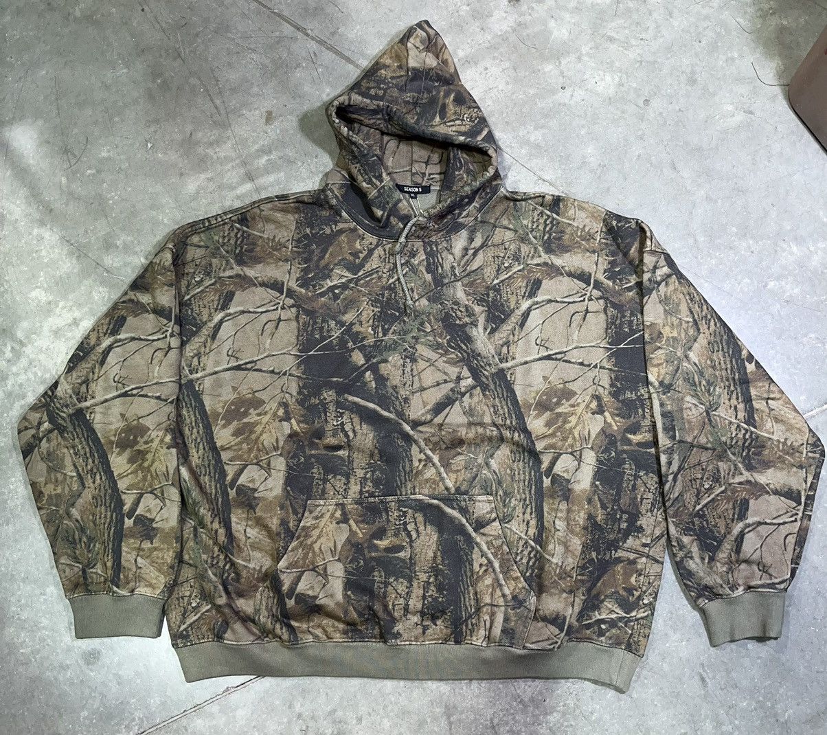 Yeezy Season Yeezy Season 5 Oversized Tree Camo Hoodie | Grailed