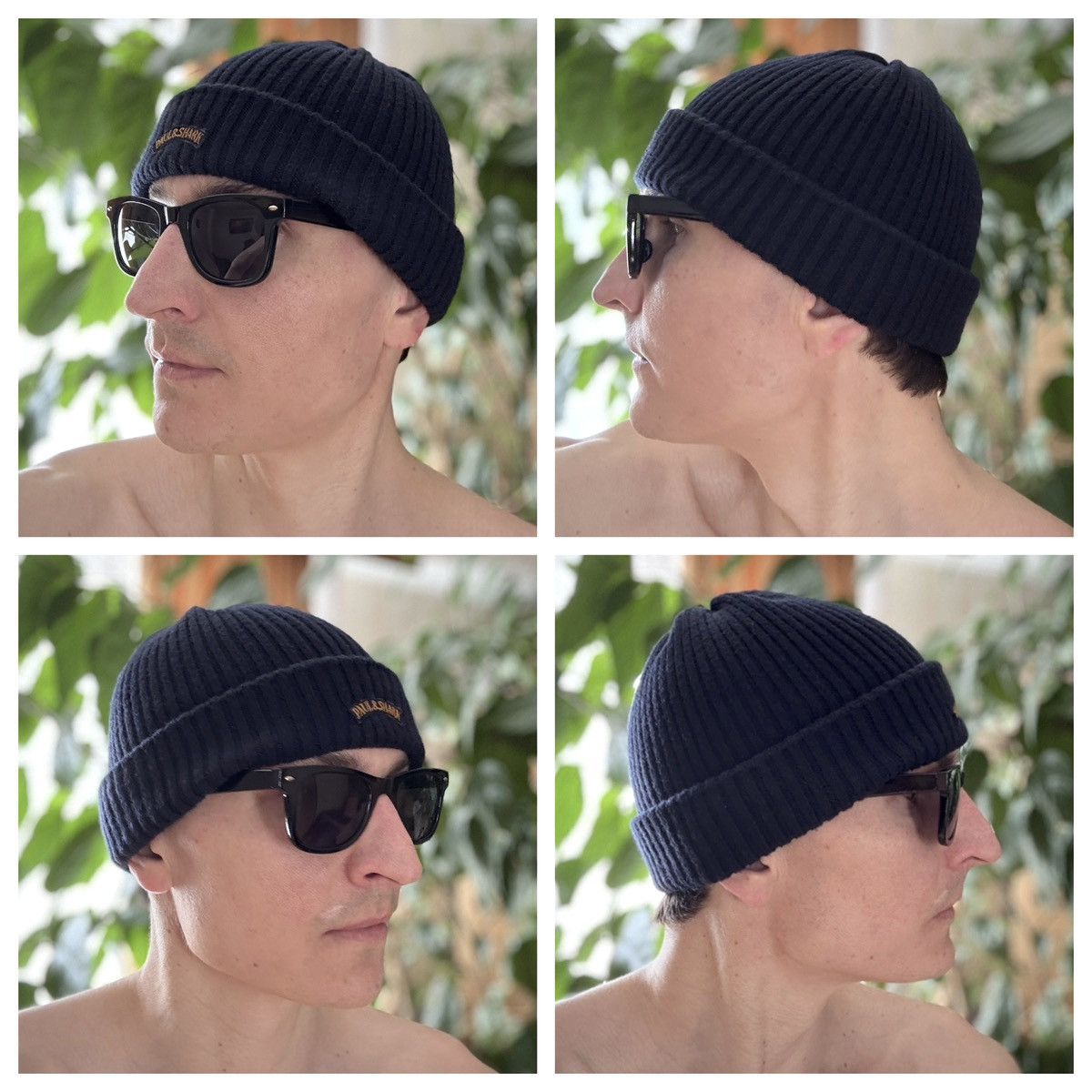 Paul & Shark Vintage Paul Shark Beanie Hat Navy Blue Wool Cousteau Mini Size ONE SIZE - 2 Thumbnail