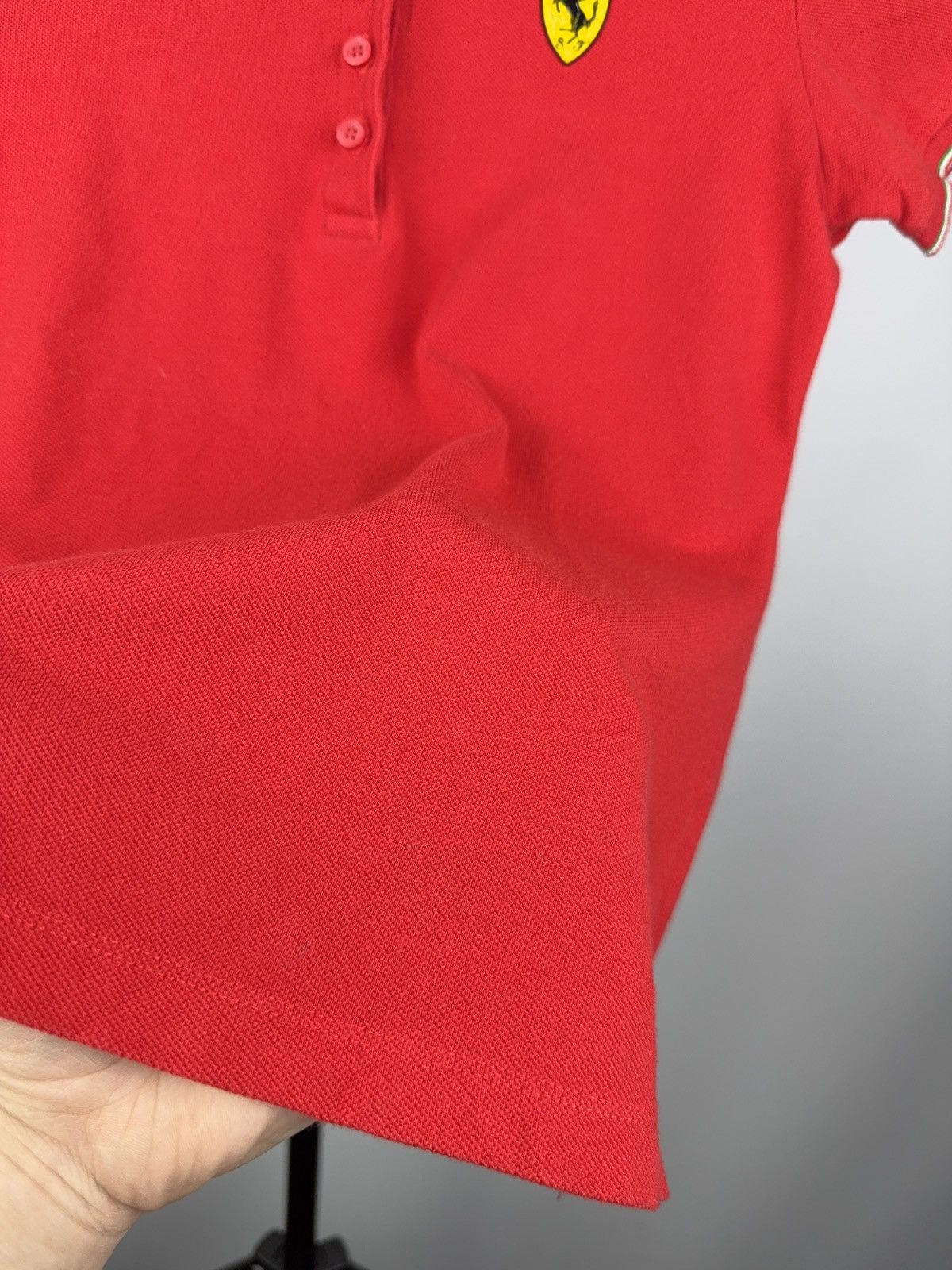 Ferrari × Vintage Ferrari Red Polo Shirt S Official Scuderia Italy Racing Size S / US 4 / IT 40 - 8 Thumbnail