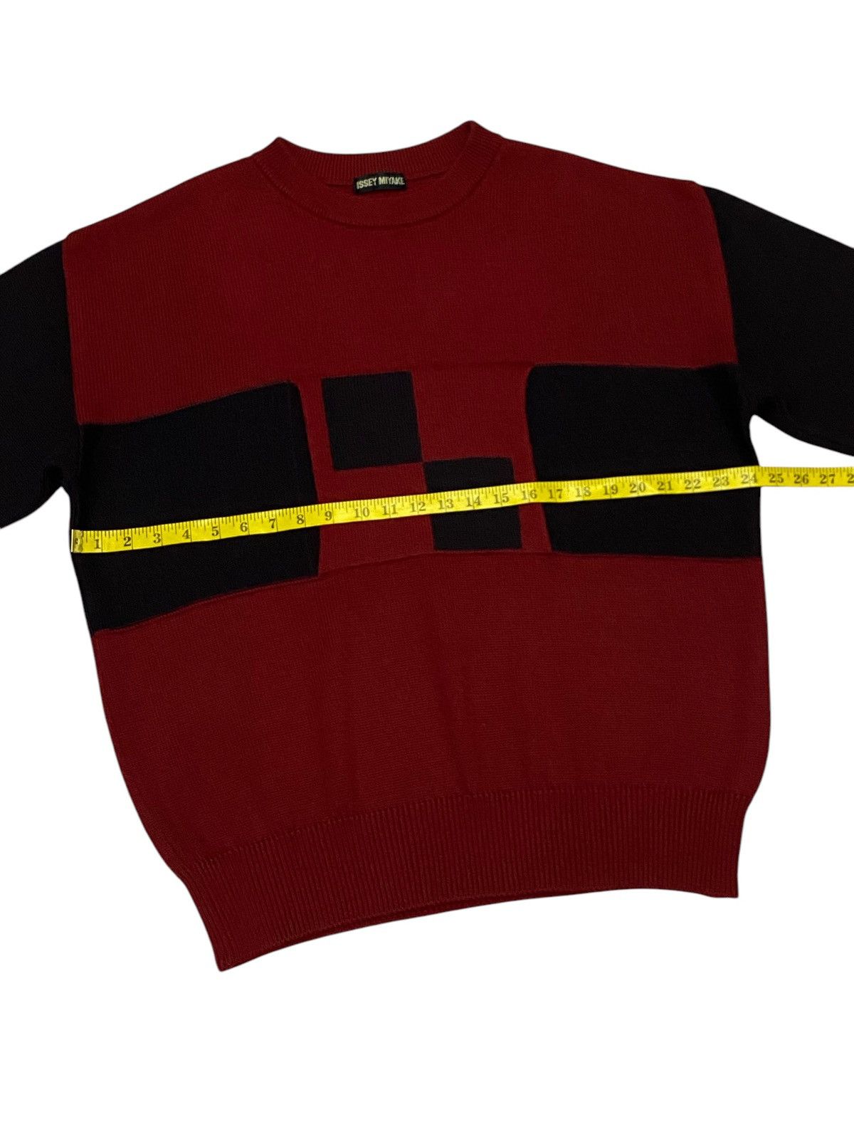 Issey Miyake Issey Miyake AW01 Checkered Turtleneck Knitted Sweater Size US M / EU 48-50 / 2 - 16 Thumbnail