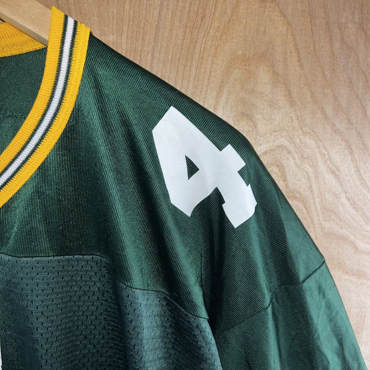 Champion VINTAGE 90s NFL GREEN BAY PACKERS BRETT FAVRE JERSEY Size US L / EU 52-54 / 3 - 5 Thumbnail