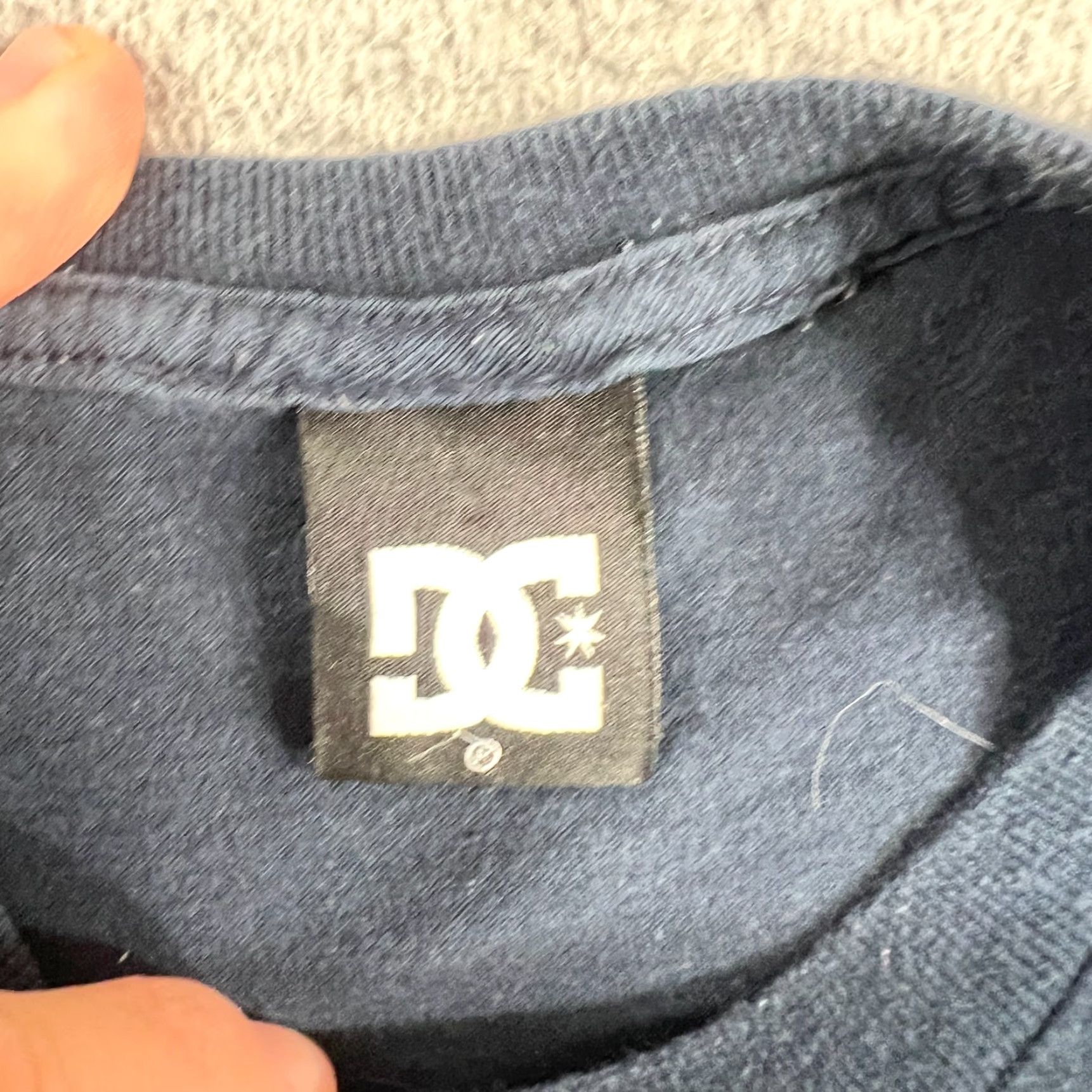 Vintage Vintage DC Shoes T Shirt Men M Blue Graphic Logo Skate Tee Size US M / EU 48-50 / 2 - 3 Thumbnail