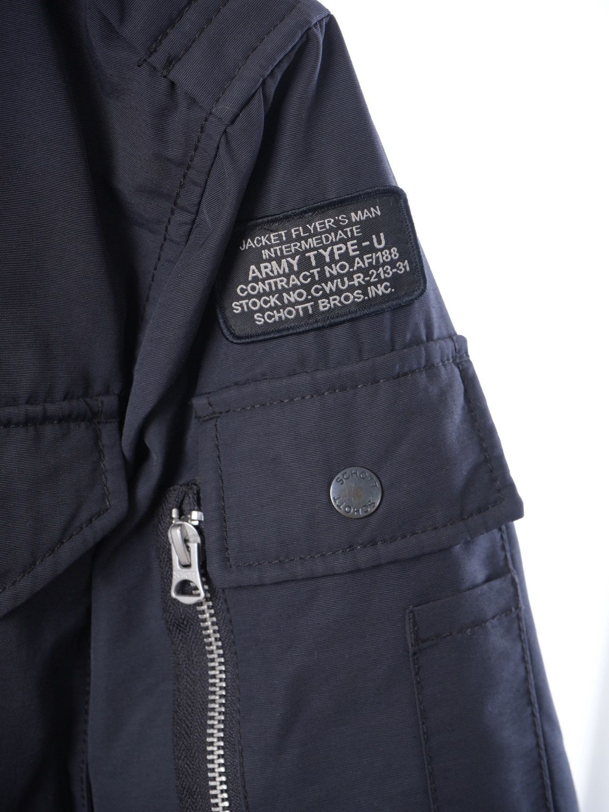 Schott Y2k Schott Army Type-U Hooded Parka Jacket S Size US S / EU 44-46 / 1 - 4 Thumbnail