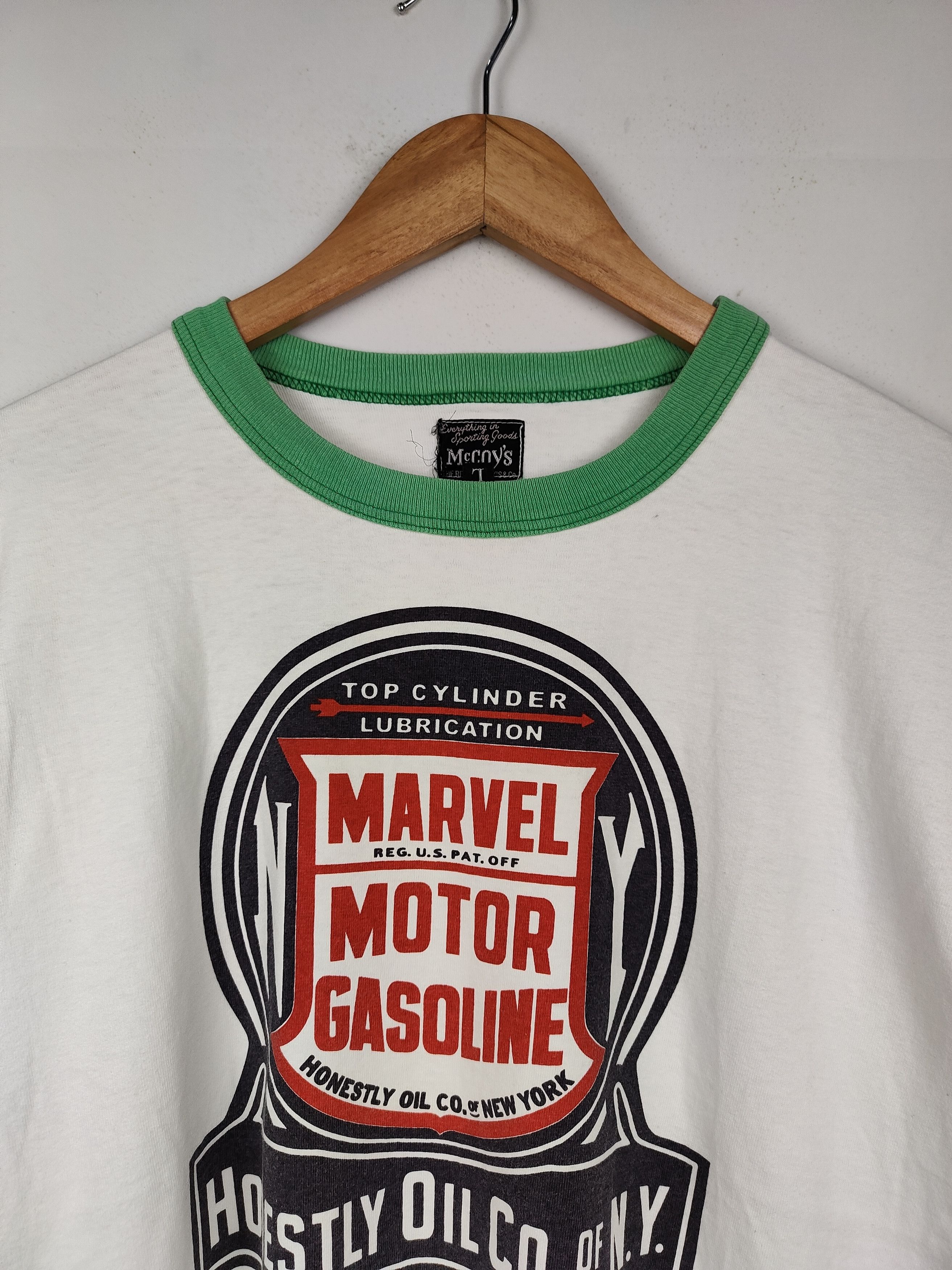 The Real McCoy's × Vintage Vintage 80s Mc coy's Ringer Shirt Size US L / EU 52-54 / 3 - 2 Thumbnail