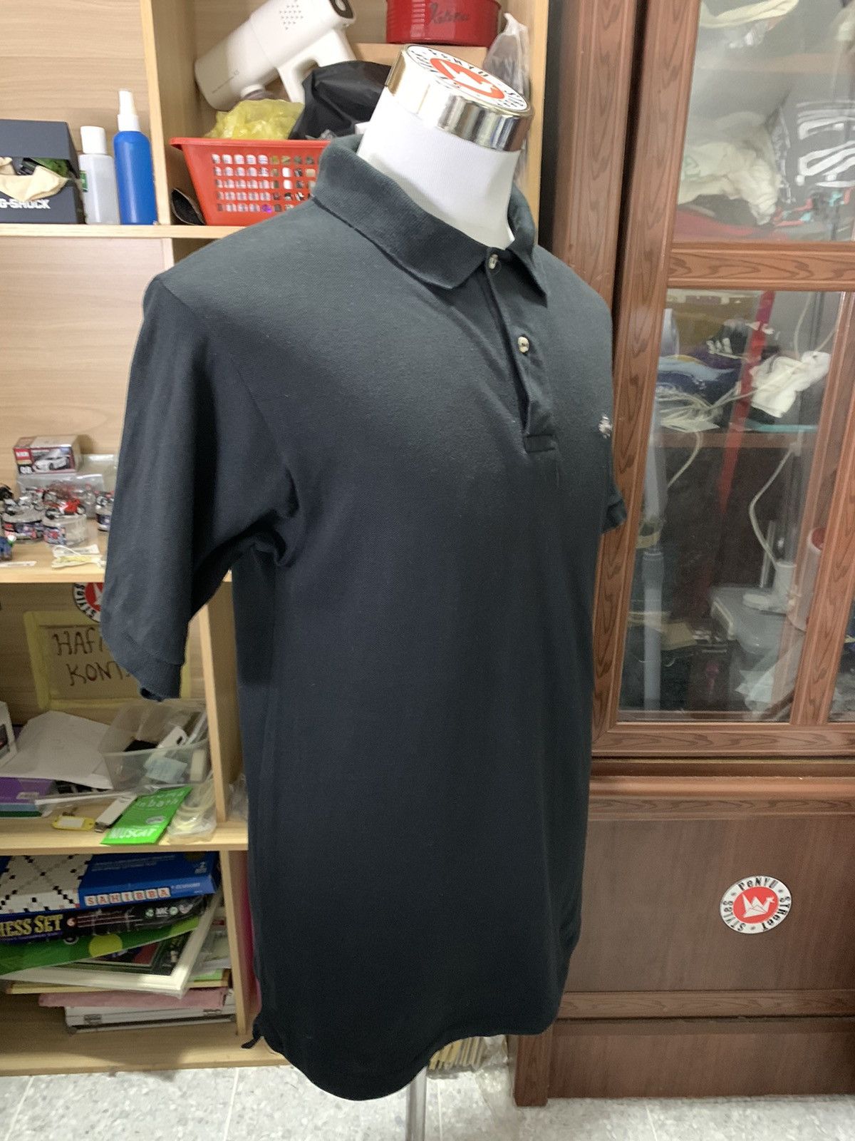 Other Vintage BRONZE AGE Black polo shirt Size US L / EU 52-54 / 3 - 4 Thumbnail