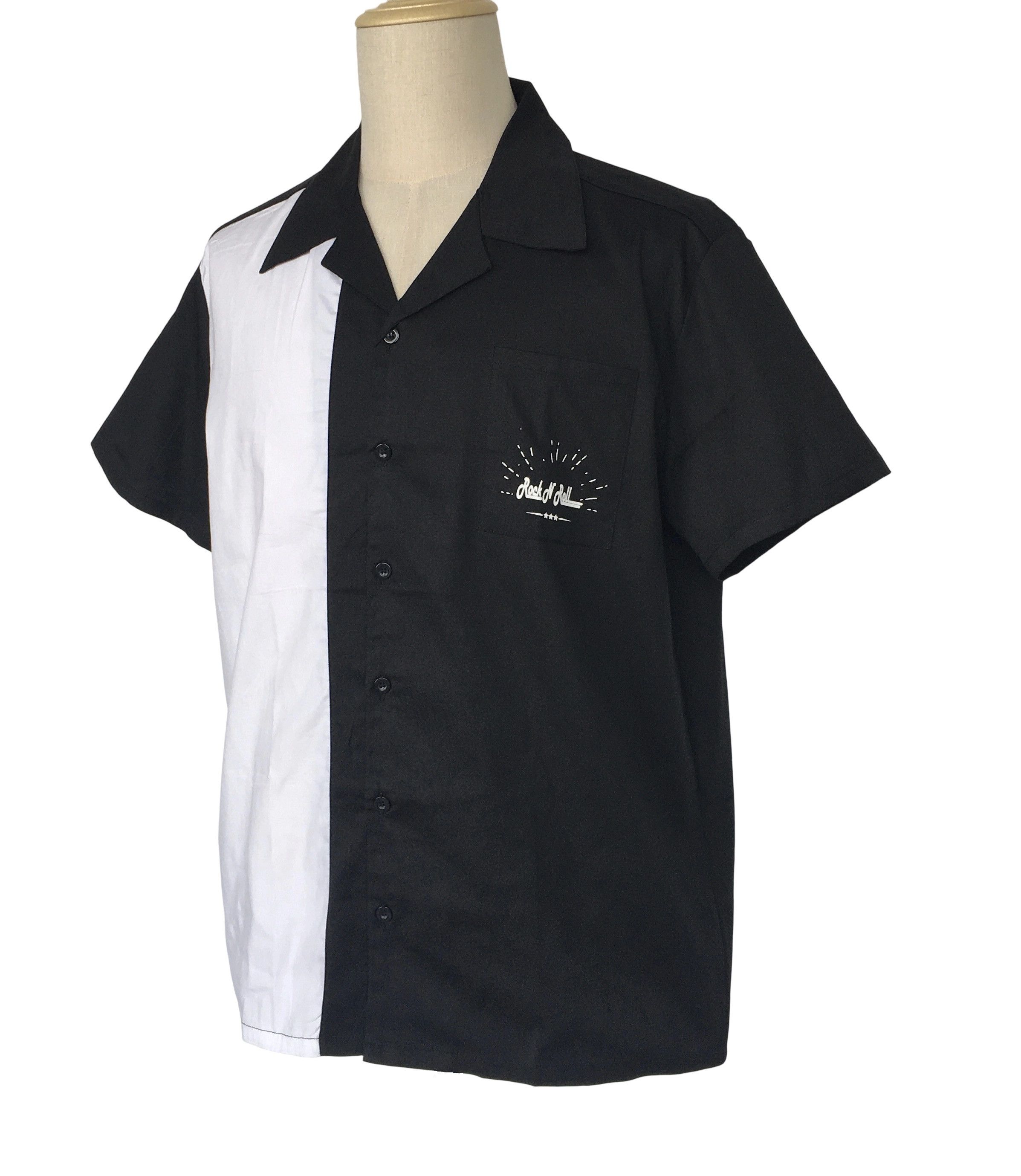 Other Black Shirts,Short Sleeves,"RNR" Print On The Pocket Size US XXL / EU 58 / 5 - 2 Thumbnail