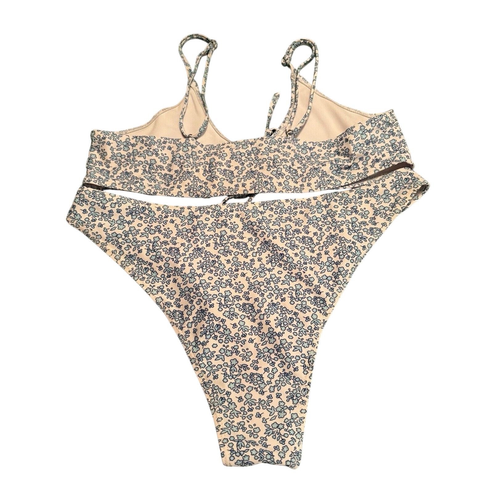 Shein SHEIN Floral Print Bikini Size Large Size L / US 10 / IT 46 - 2 Thumbnail