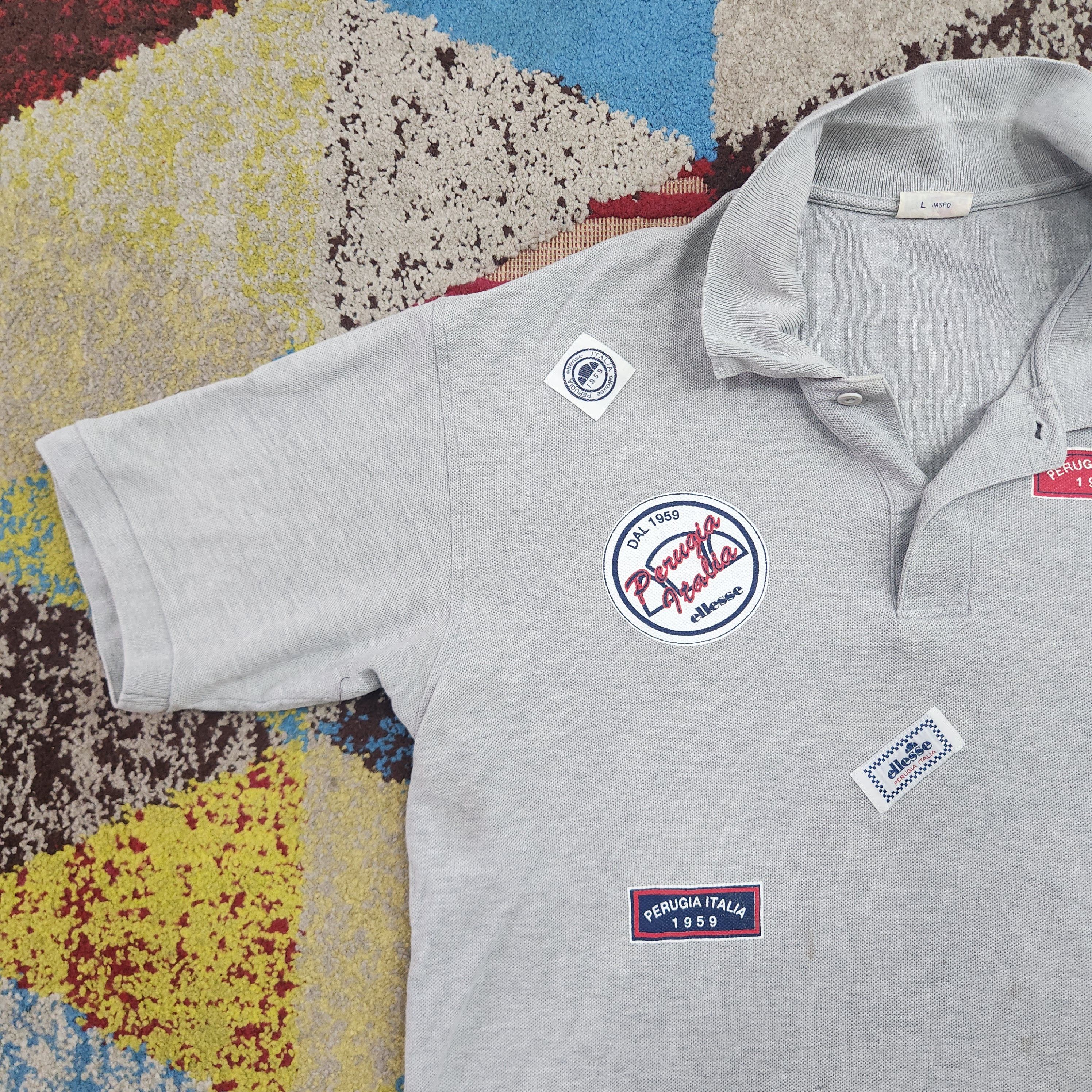Ellesse × Vintage Vintage 1990s Ellesse Polo Shirts Perugia Italy Size US L / EU 52-54 / 3 - 5 Thumbnail