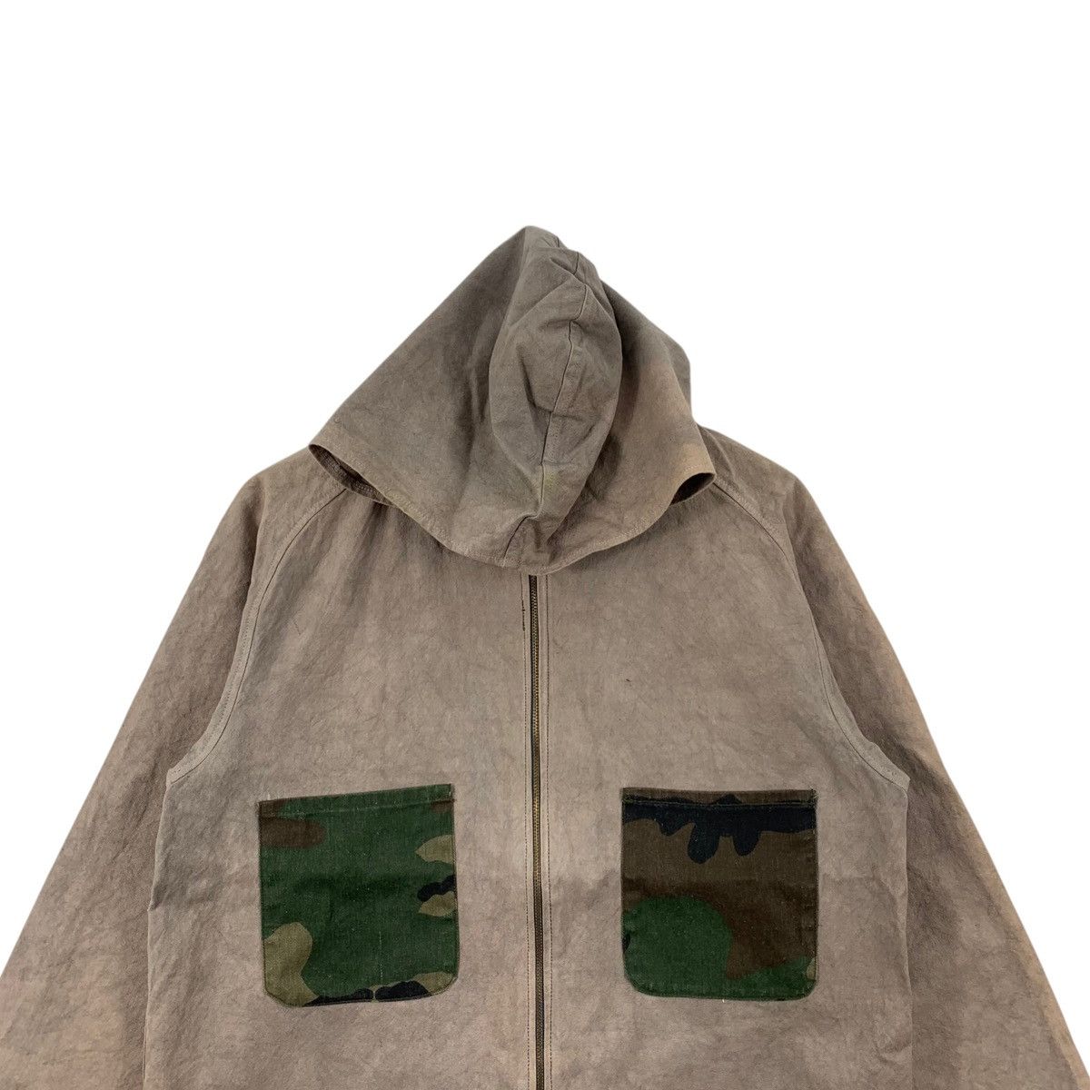 Japanese Brand SONE Japanese Brand Camouflage Print Pockets Brown Hooded Size US L / EU 52-54 / 3 - 2 Thumbnail