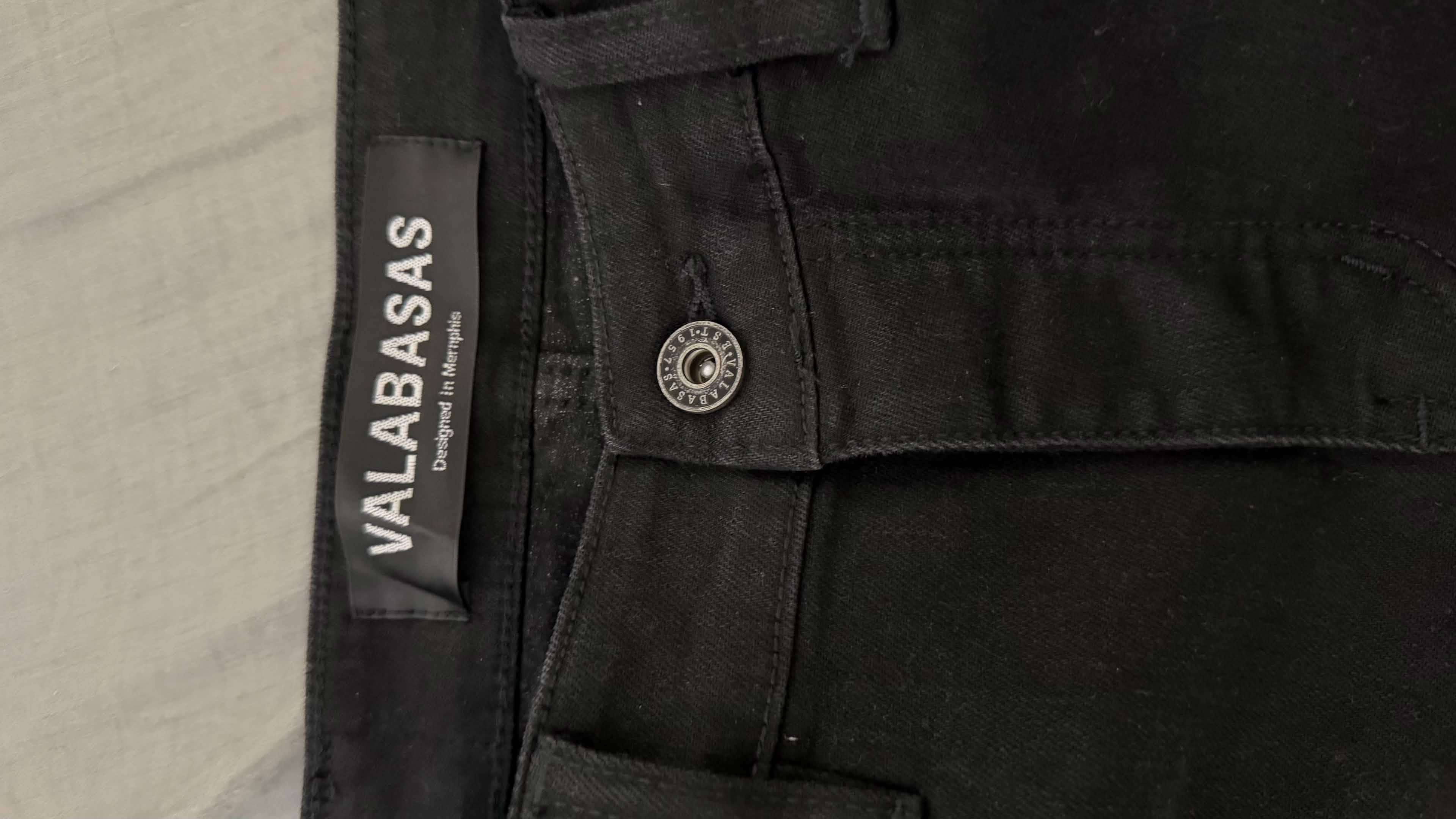 Valabasas "JETT" CARGO SKINNY BLACK Size US 30 / EU 46 - 5 Thumbnail