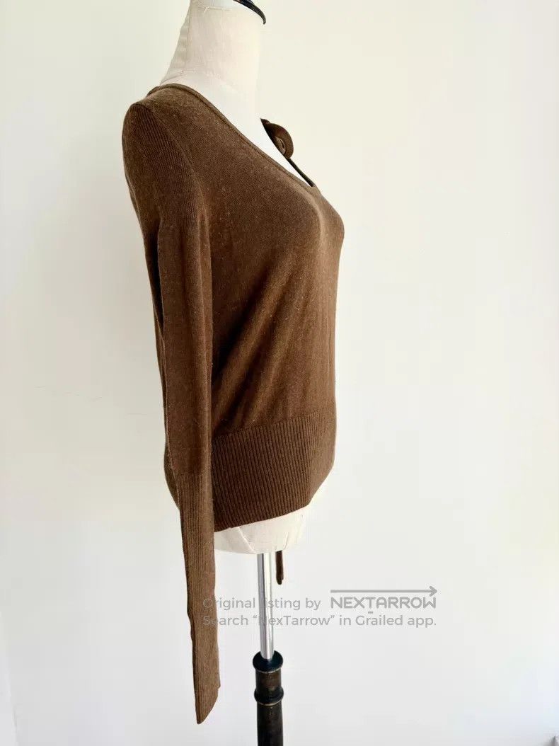 Vivienne Westwood Vivienne Westwood Brown Saturn Bow-Tie Knit Sweater Size M / US 6-8 / IT 42-44 - 6 Thumbnail