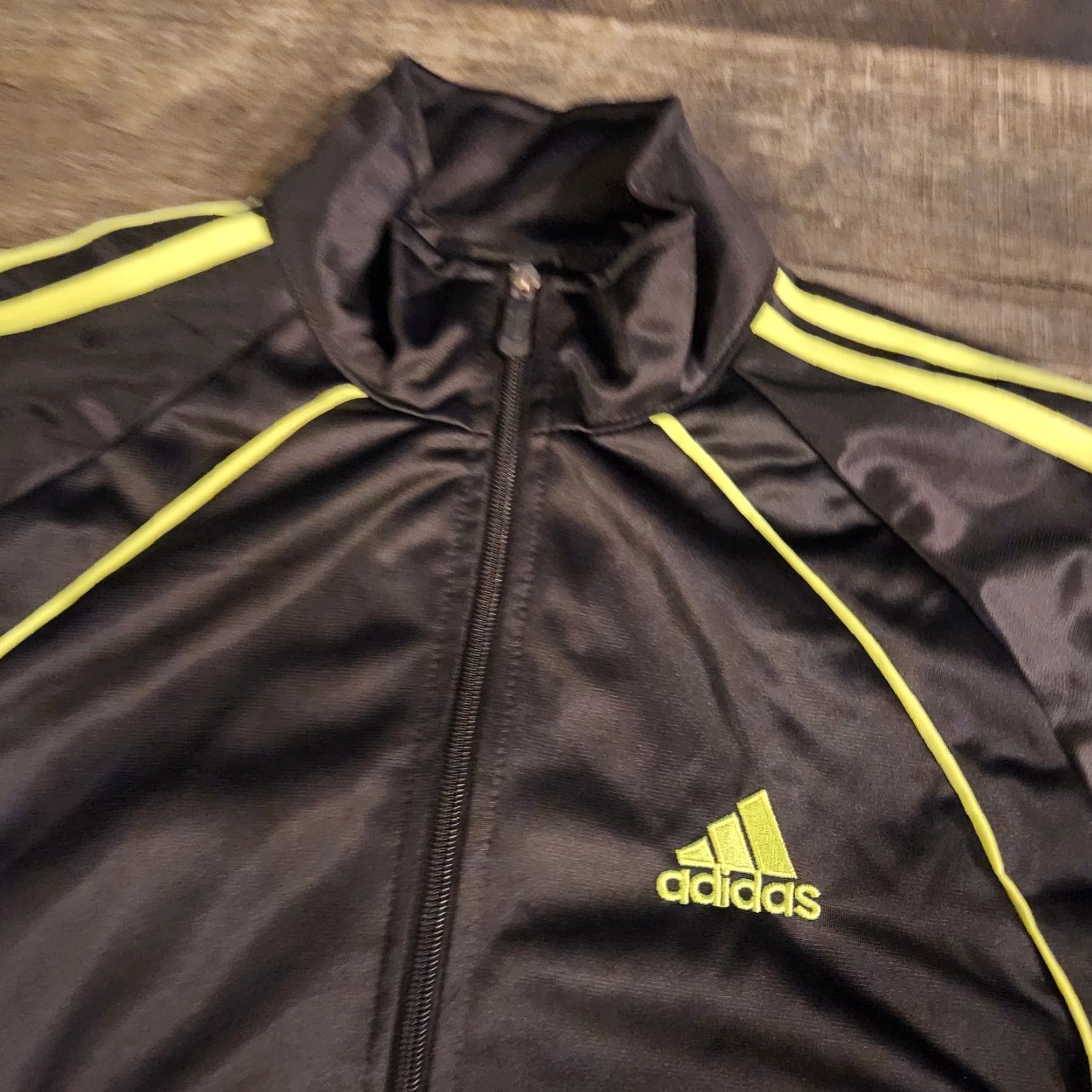 Adidas Adidas Adicolor Teamgeist Track Jacket Men’s M Hi Viz Black NWT Size US M / EU 48-50 / 2 - 3 Thumbnail