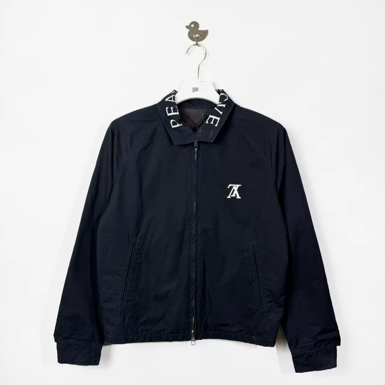 Louis Vuitton Louis Vuitton Dark Blue Logo Jacket Size US S / EU 44-46 / 1 - 1 Thumbnail
