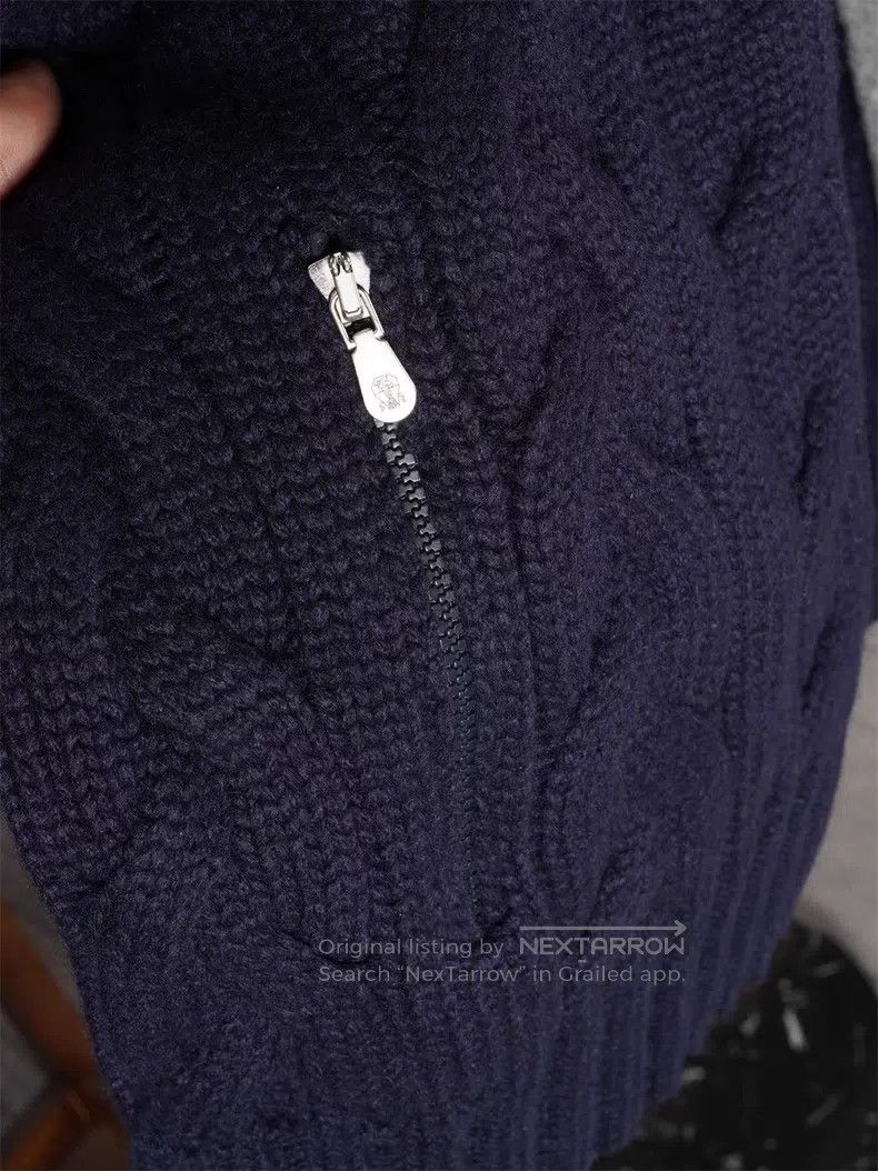 Brunello Cucinelli Brunello Cucinelli Full-zip cashmere coat Size US L / EU 52-54 / 3 - 7 Thumbnail