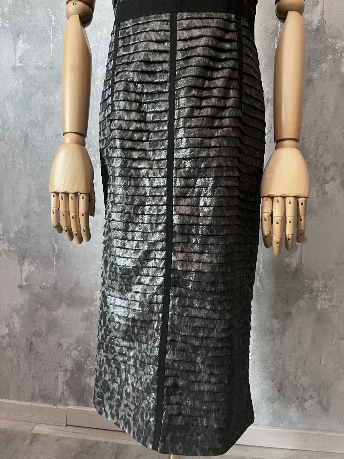 Dolce & Gabbana Dolce & Gabbana silk vintage 00s animal print black dress Size M / US 6-8 / IT 42-44 - 3 Thumbnail