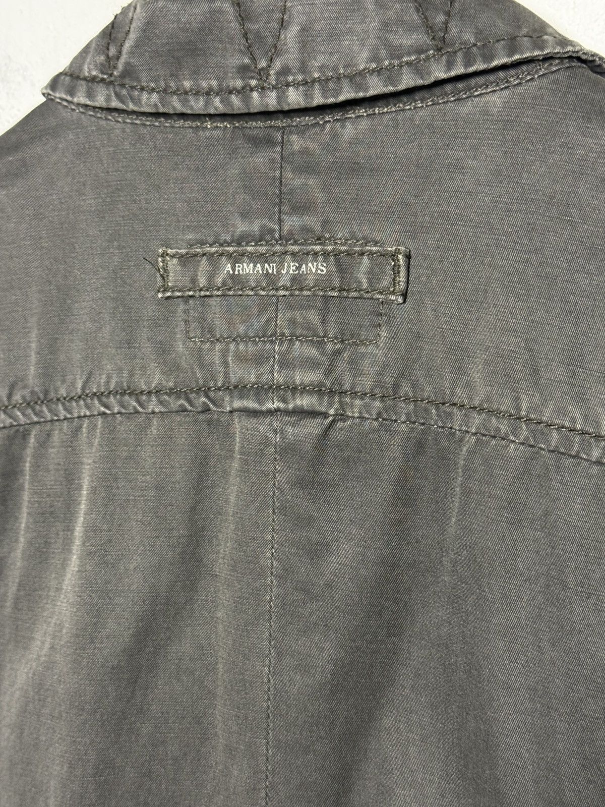 Giorgio Armani Armani Jeans Military Blazer Size US M / EU 48-50 / 2 - 7 Thumbnail