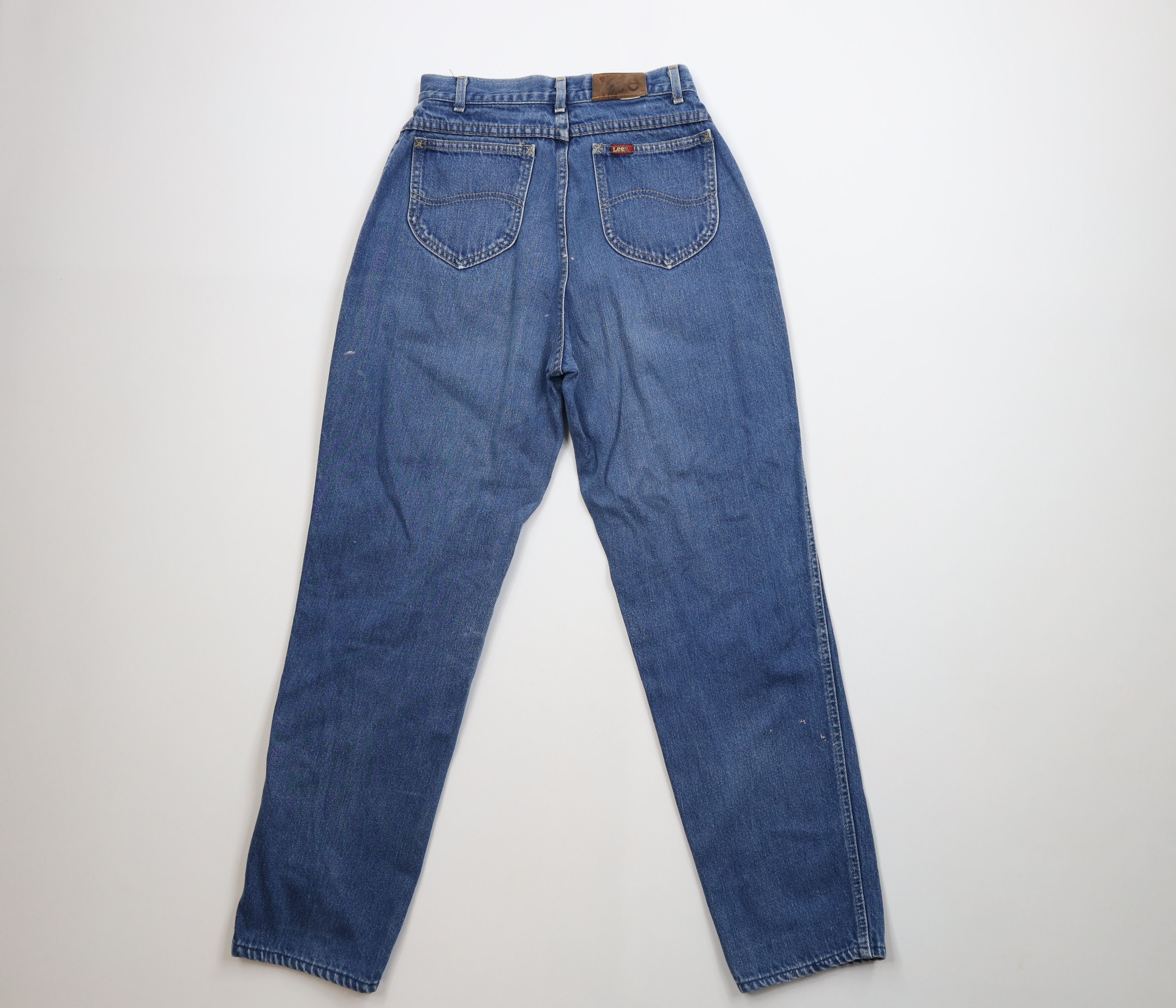 Lee Vintage 80s 90s Lee High Waist Tapered Leg Denim Jeans USA Size 32" / US 10 / IT 46 - 10 Thumbnail