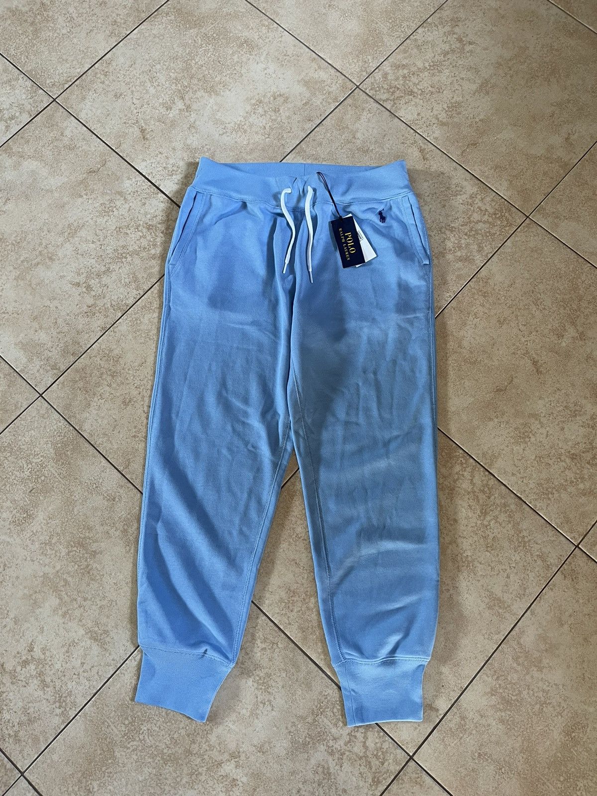 image of Polo Ralph Laurent Baby Blue Sweatpants 21’ Collection, Men's (Size 31)