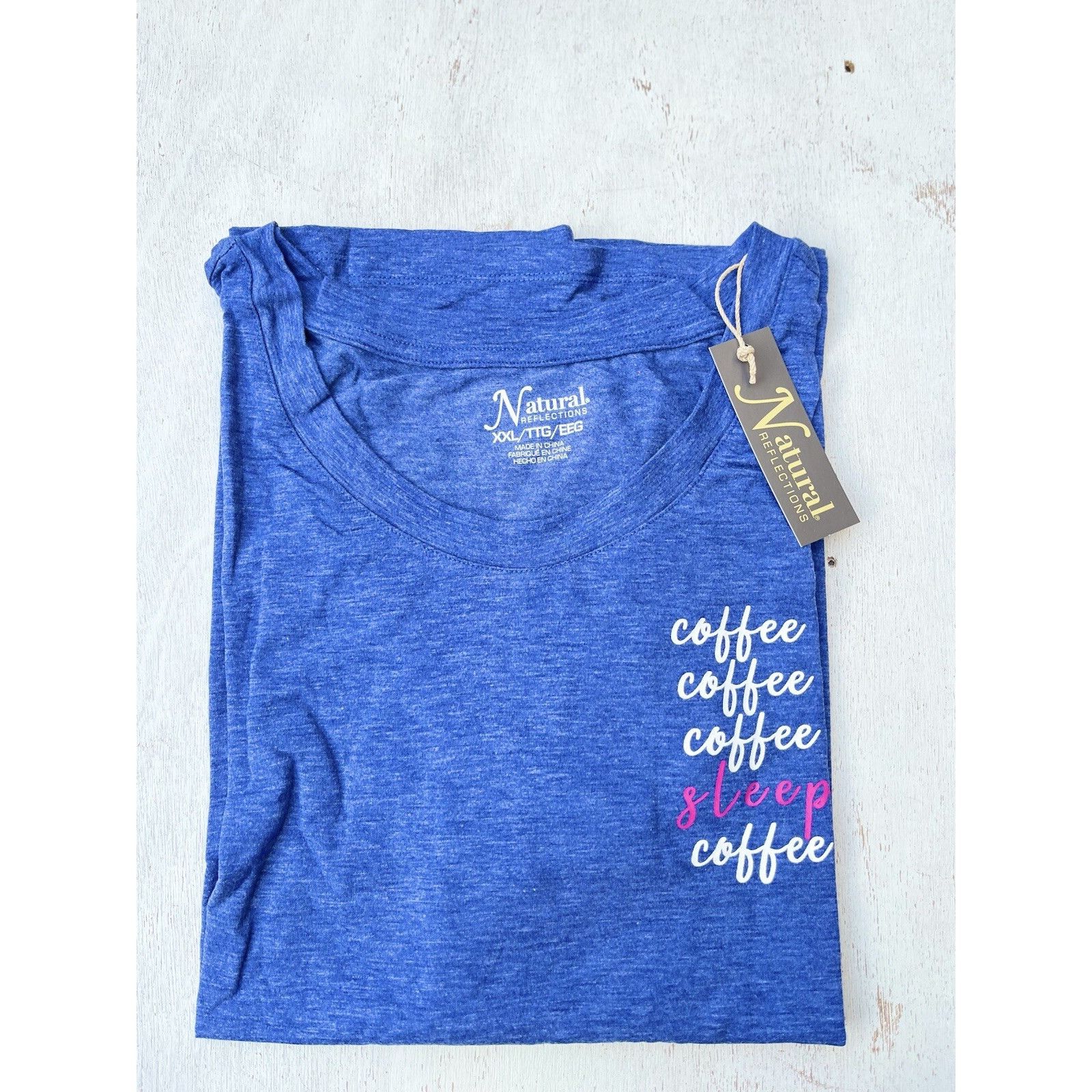 Other Natural Reflection Women’s Mazarene Blue Shirt Sleep Loungew Size XXL / US 16-18 / IT 52-54 - 11 Thumbnail