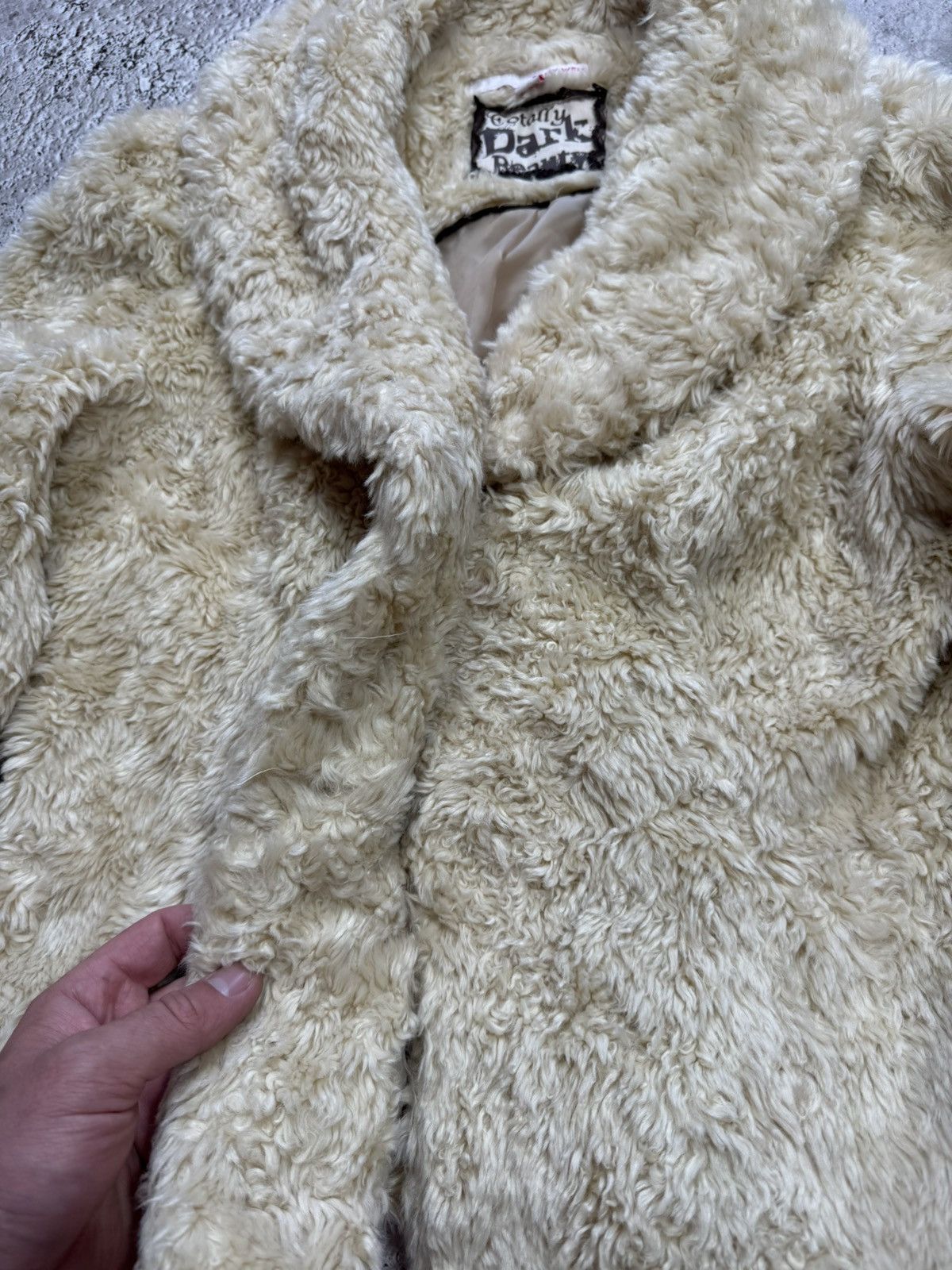 Other Vintage Faux Fur Teddy Jacket Women’s L Cream Y2K Soft Size L / US 10 / IT 46 - 6 Thumbnail