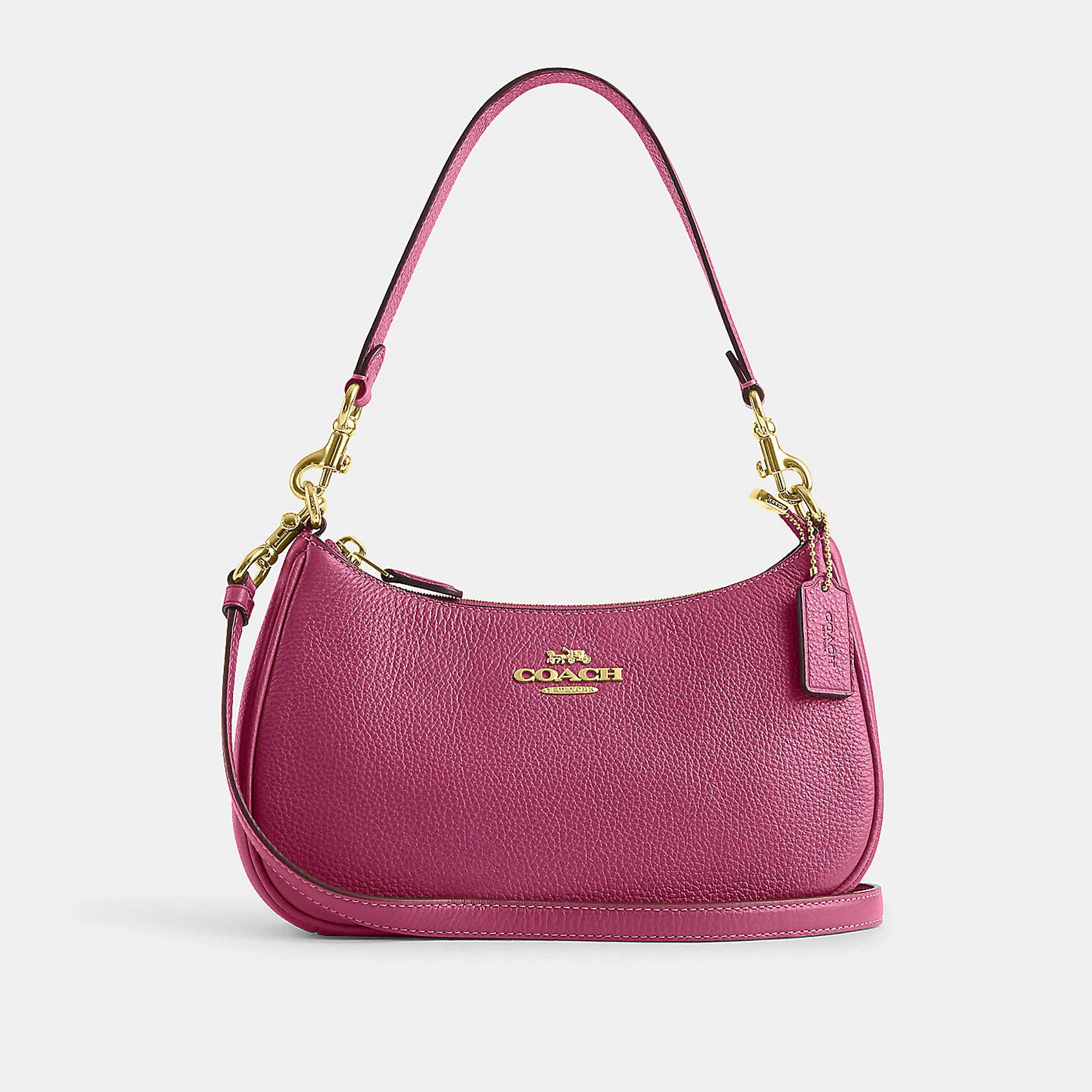 image of NWT Coach Teri Shoulder Bag Cl404 in Im/Light Raspberry, Women's