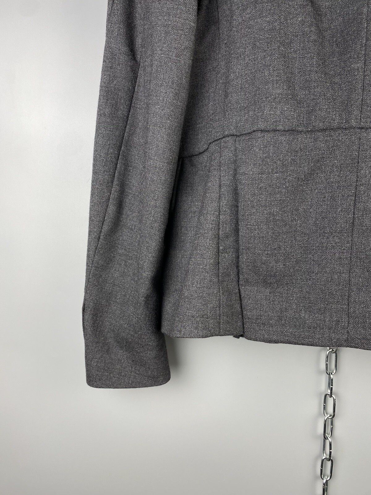 H&M × Maison Margiela Maison Margiela H&M Womens Wool Avant Garde Blazer Jacket Size S / US 4 / IT 40 - 10 Thumbnail