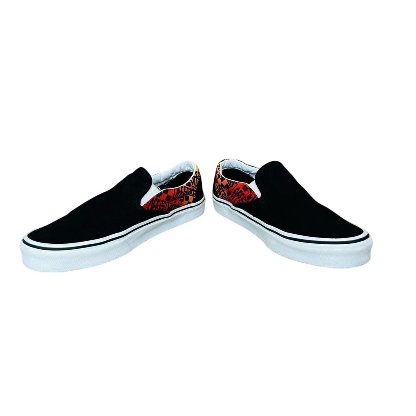 Vans Vans Unisex Flame Skate Black Loafer Slip On Shoe M5.5/W7 Size US 5.5 / EU 38 - 3 Thumbnail