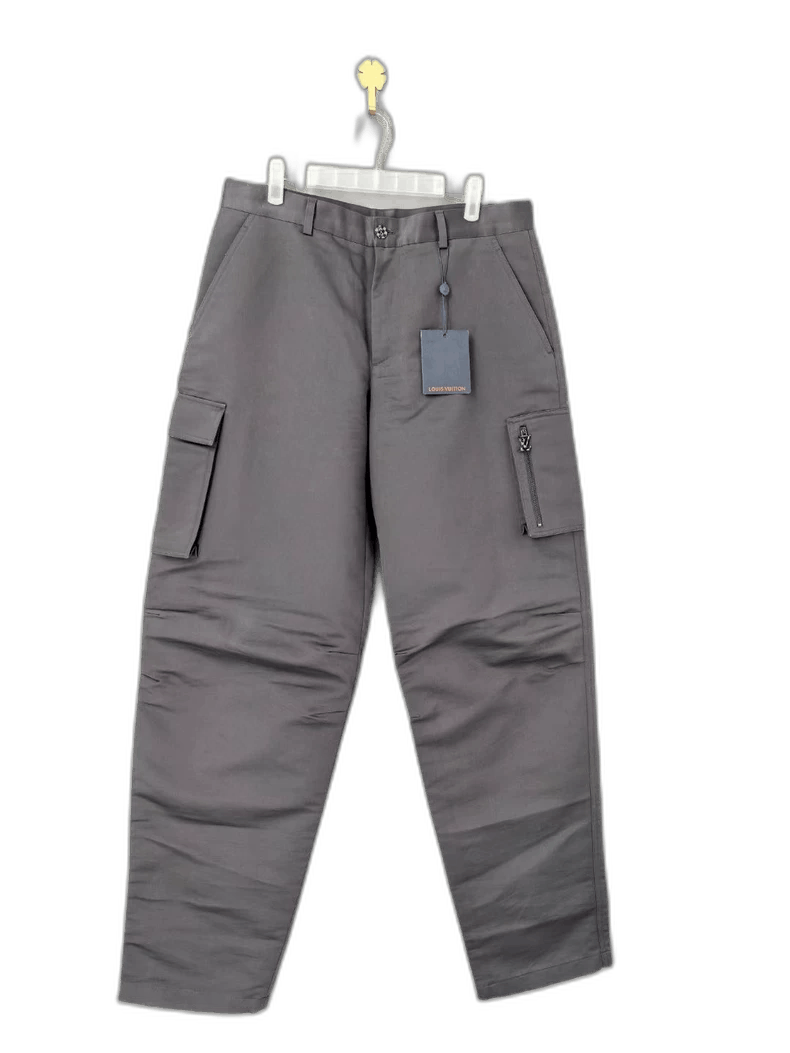 Louis Vuitton Louis Vuitton Gray Cargo Pants with Logo -2505 Size US 40 / EU 56 - 1 Thumbnail