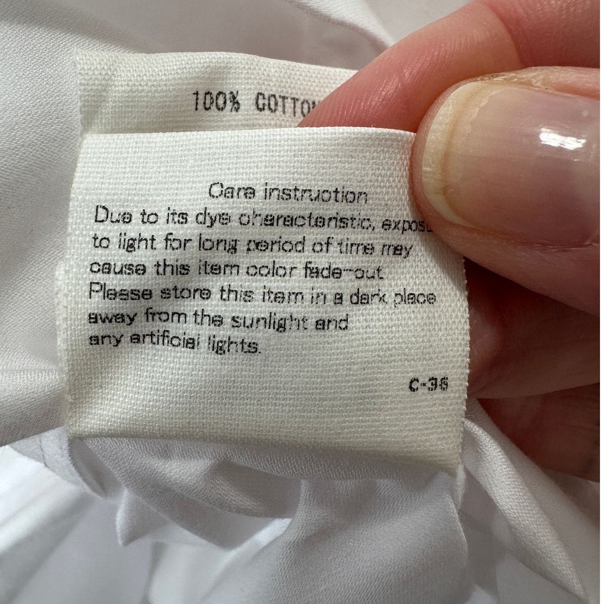 mina perhonen Mina Perhonen Siipi Cotton White 3/4 Button Shirt Dress 38 / Size S / US 4 / IT 40 - 16 Thumbnail