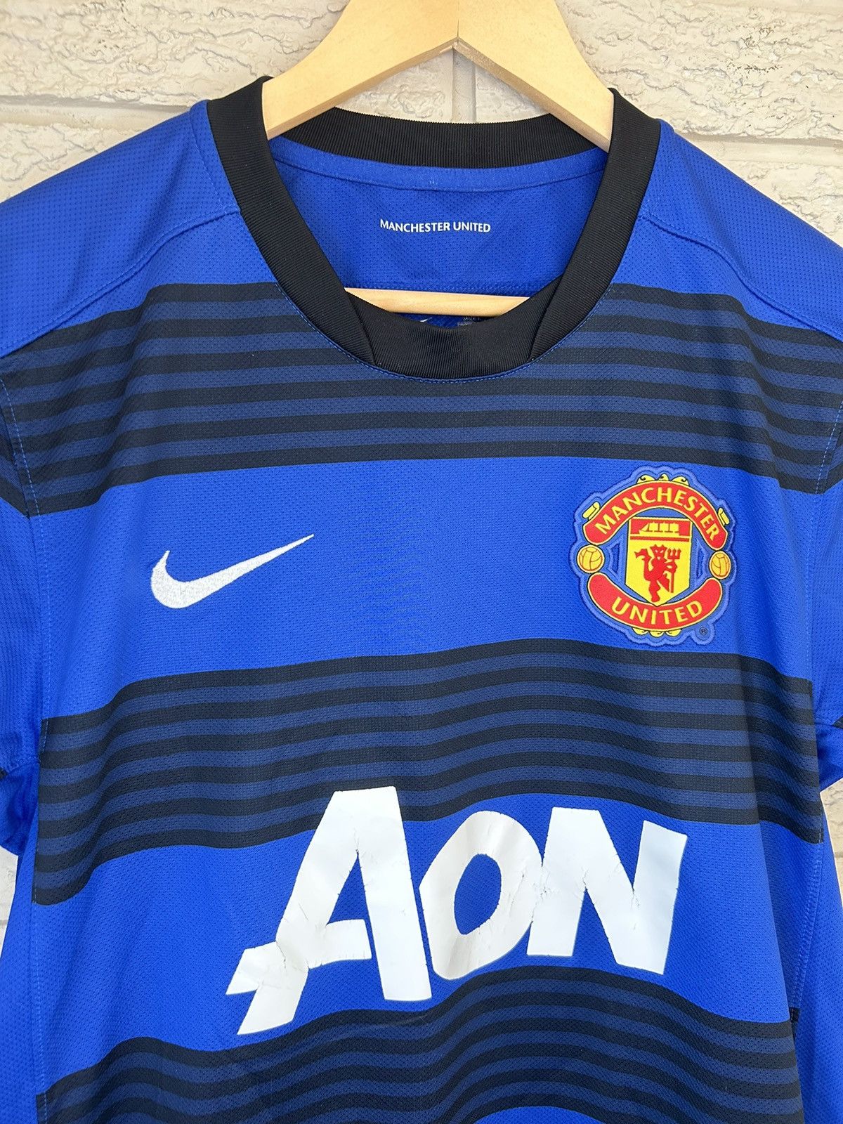 Nike Nike Manchester United 2011 Away Soccer Jersey Size US M / EU 48-50 / 2 - 2 Thumbnail