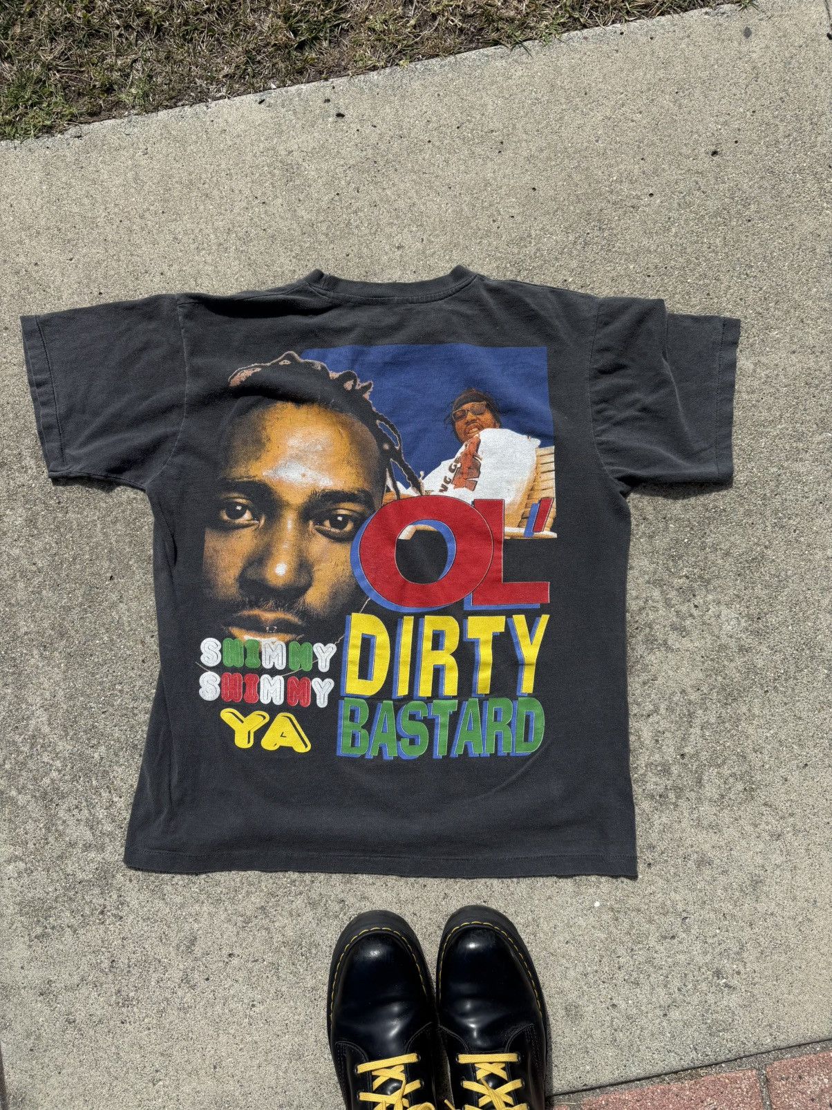 Vintage RARE Vintage 1995 Ol' Dirty Bastard WuTang "Rap" T-Shirt Size US L / EU 52-54 / 3 - 2 Thumbnail