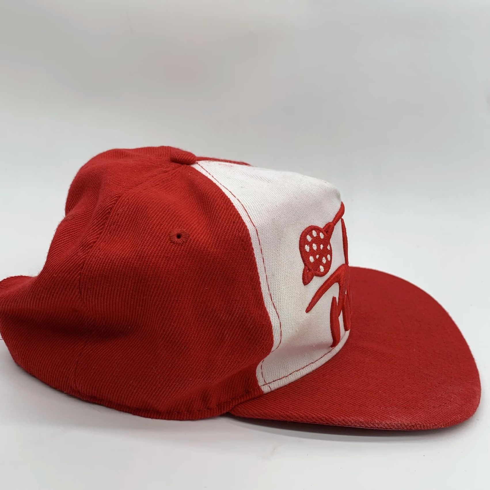 Disney Disney Pixar Toy Story Pizza Planet Hat 3D Embroidered Snap Back Red Hat Mens One Size Twill Casual Vintage No Size ONE SIZE - 2 Thumbnail