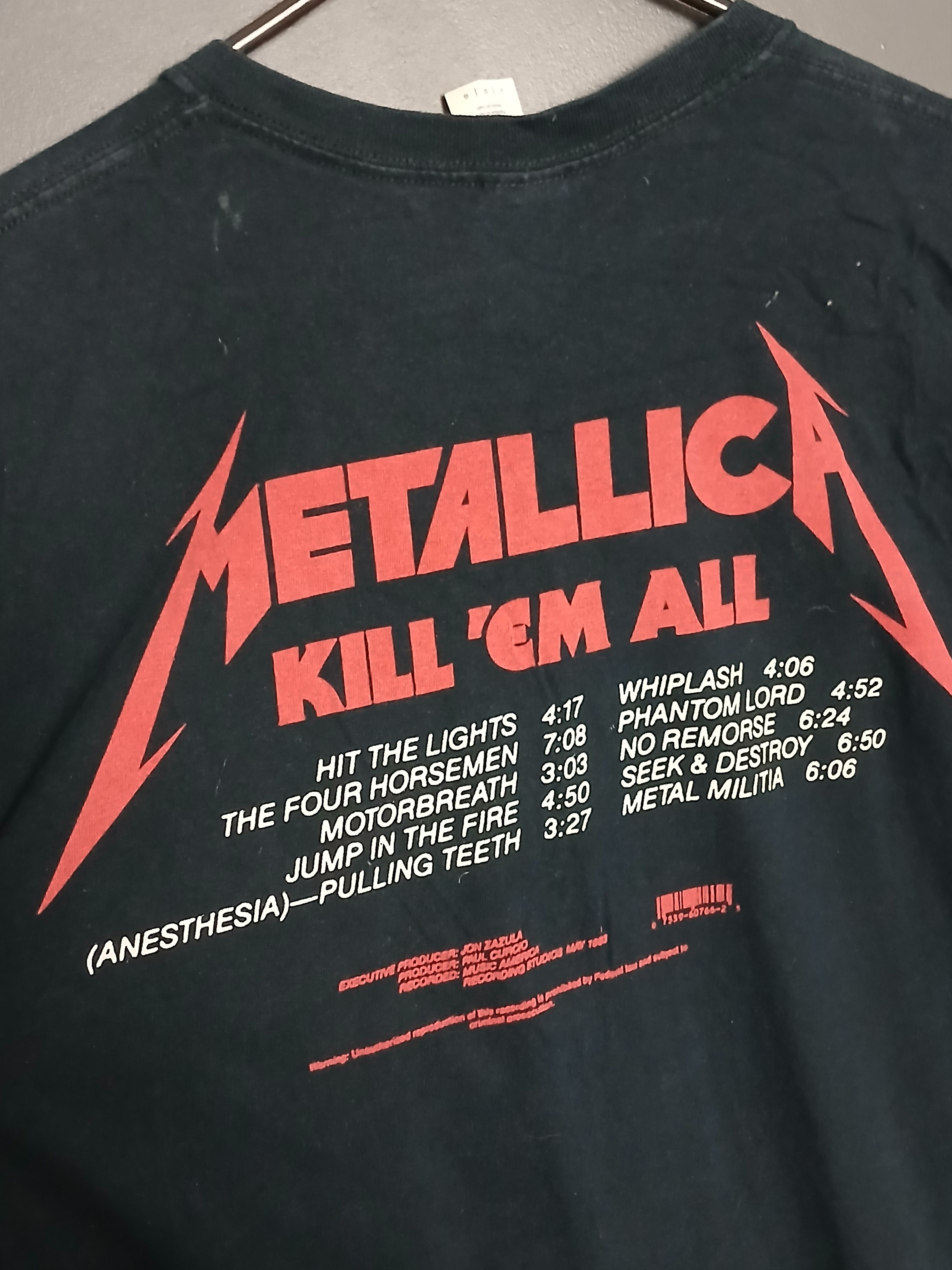 Band Tees × Metallica Metallica Kill 'em All T-Shirt Size US L / EU 52-54 / 3 - 4 Thumbnail