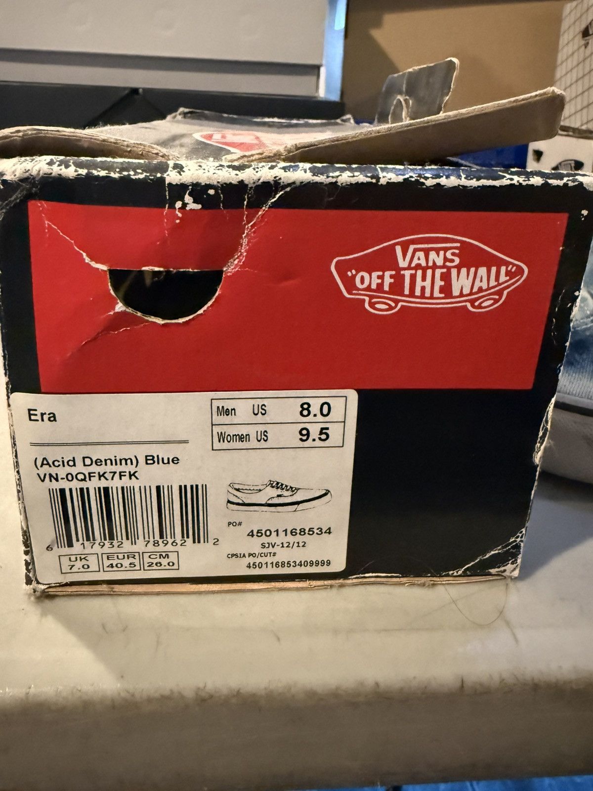 Vans Vans ‘Acid Denim’ sz8 Size US 8 / EU 41 - 10 Thumbnail