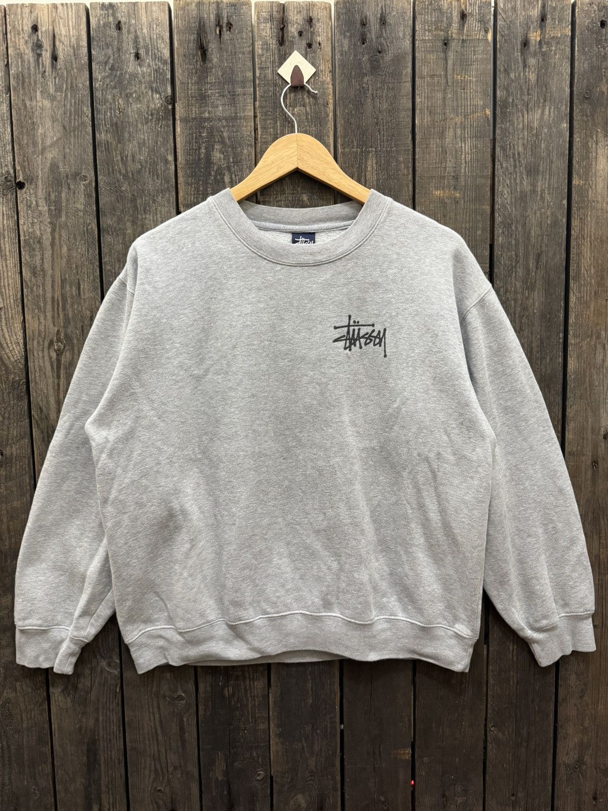Stussy × Vintage 🔥Very Rare Vintage 90's Stussy Green Dragon Sweatshirt Size US S / EU 44-46 / 1 - 2 Thumbnail