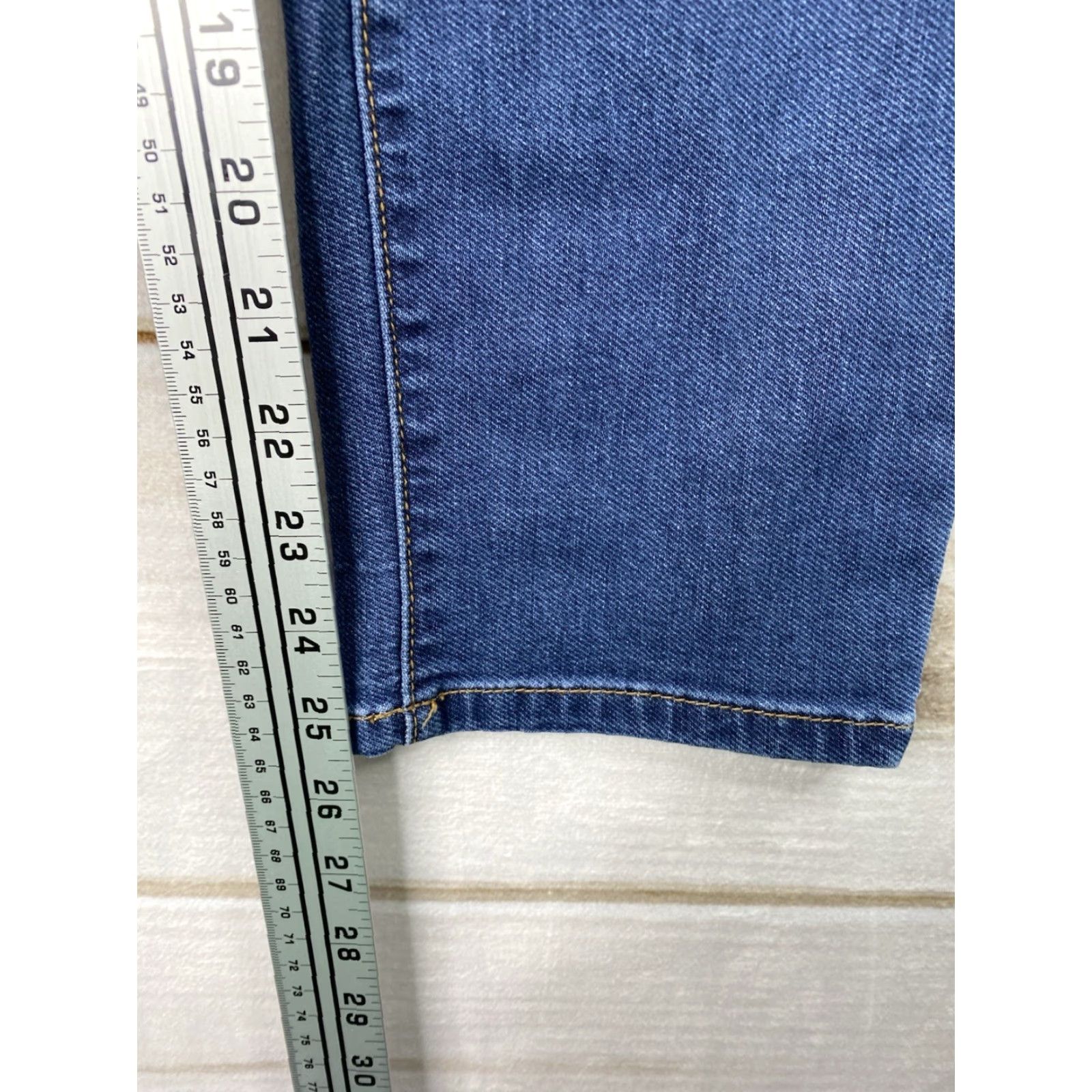 Denime D. Jeans Jeans Women's 10 Dark Wash Distressed Mid Rise Tapered Leg Denim Jeans Women 90s City Hipster Vintage No Size 32" / US 10 / IT 46 - 4 Thumbnail