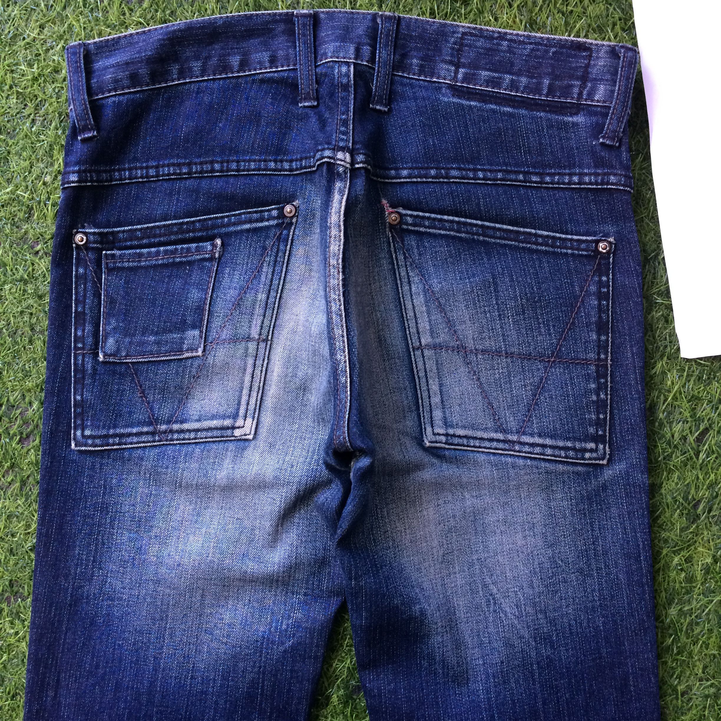 Japanese Brand Blue Way Made In Nippon Jeans #D-525 Size US 28 / EU 44 - 4 Thumbnail