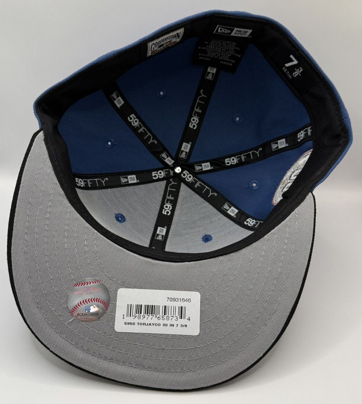 New Era 7 3/8 - Prociety Shop Exclusive Toronto Blue Jays “THORONTO” Size ONE SIZE - 4 Thumbnail