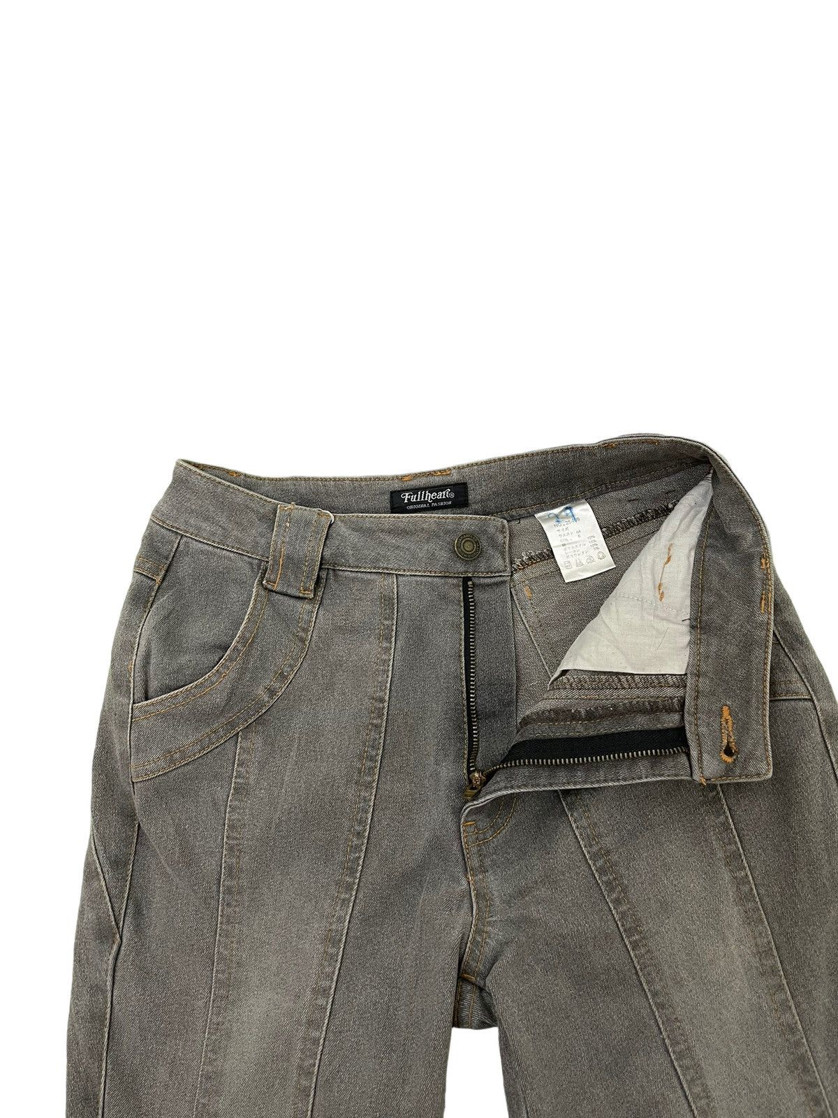 Japanese Brand Flare Jeans Full Hearts Stretch Skinny Boot Cut 8🟦1 Size US 28 / EU 44 - 9 Thumbnail